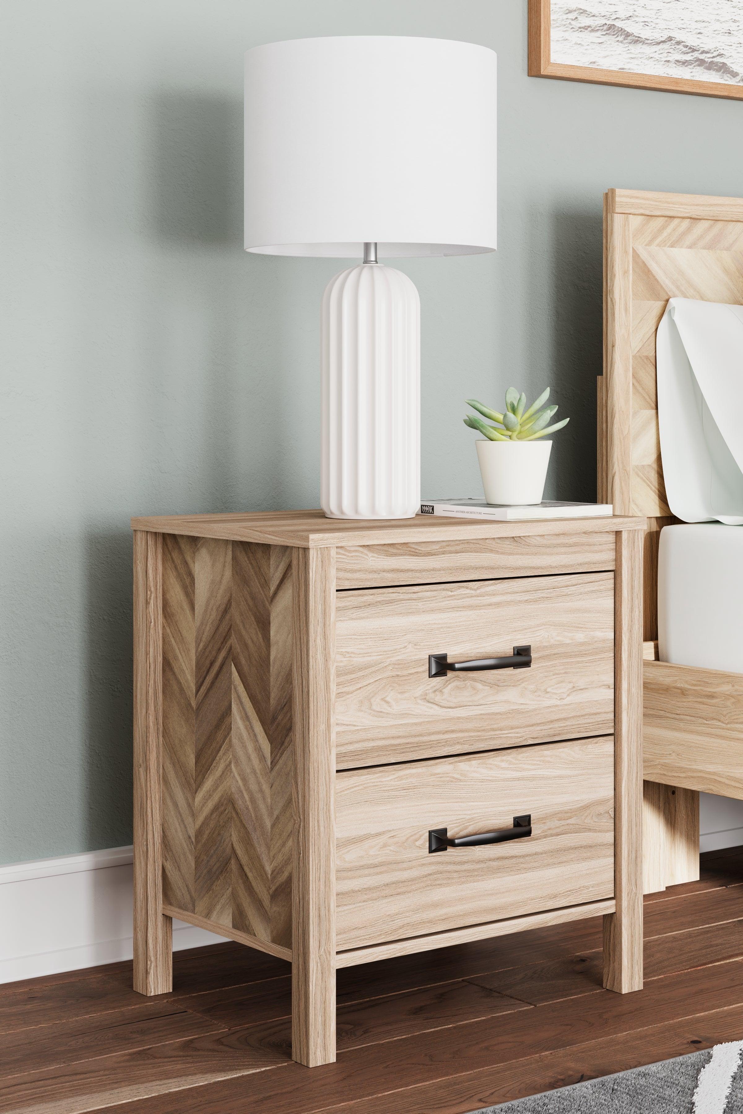 Battelle Tan Nightstand - Image 2
