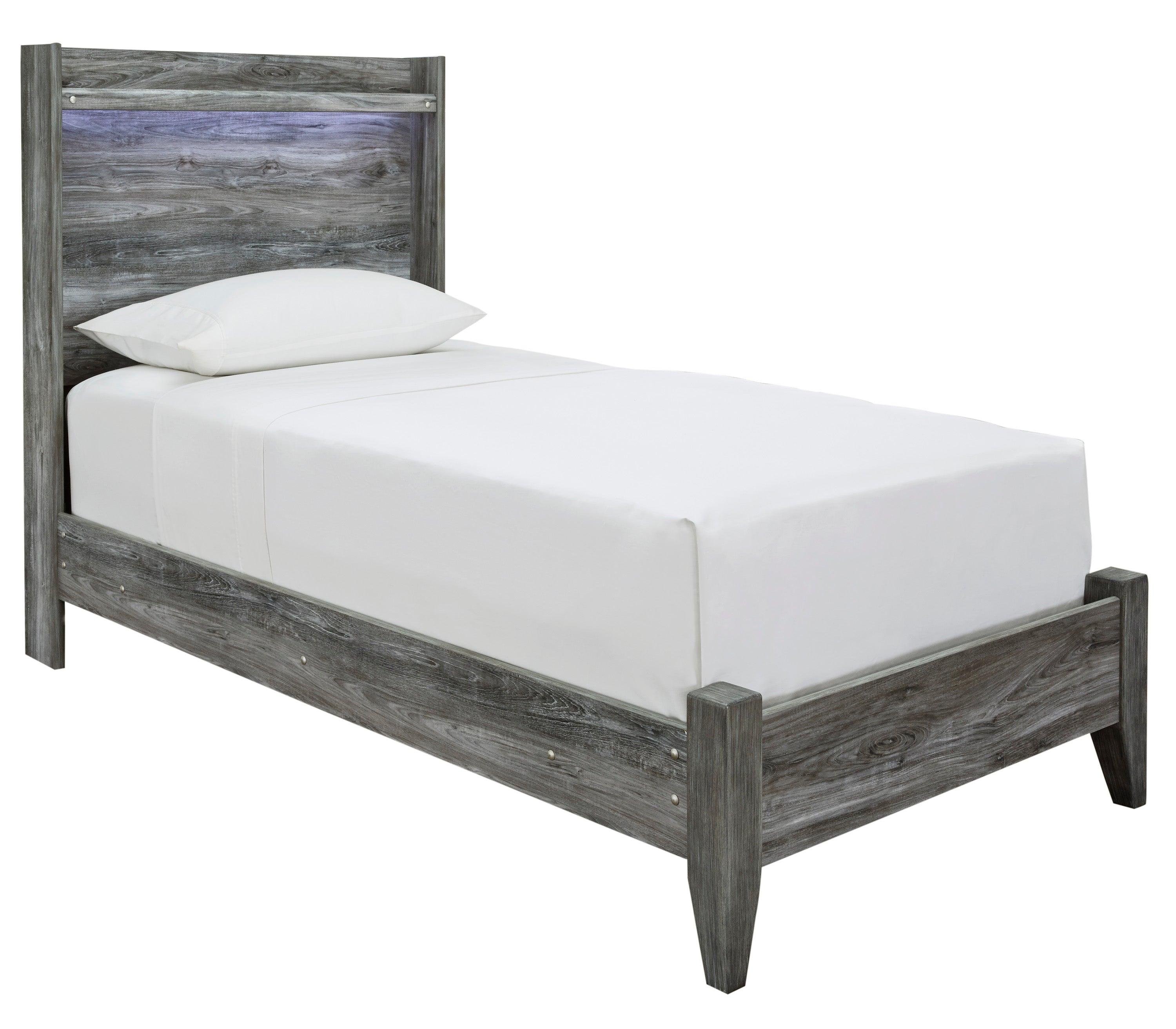 Baystorm Gray LED Panel Youth Bedroom Set - Image 3