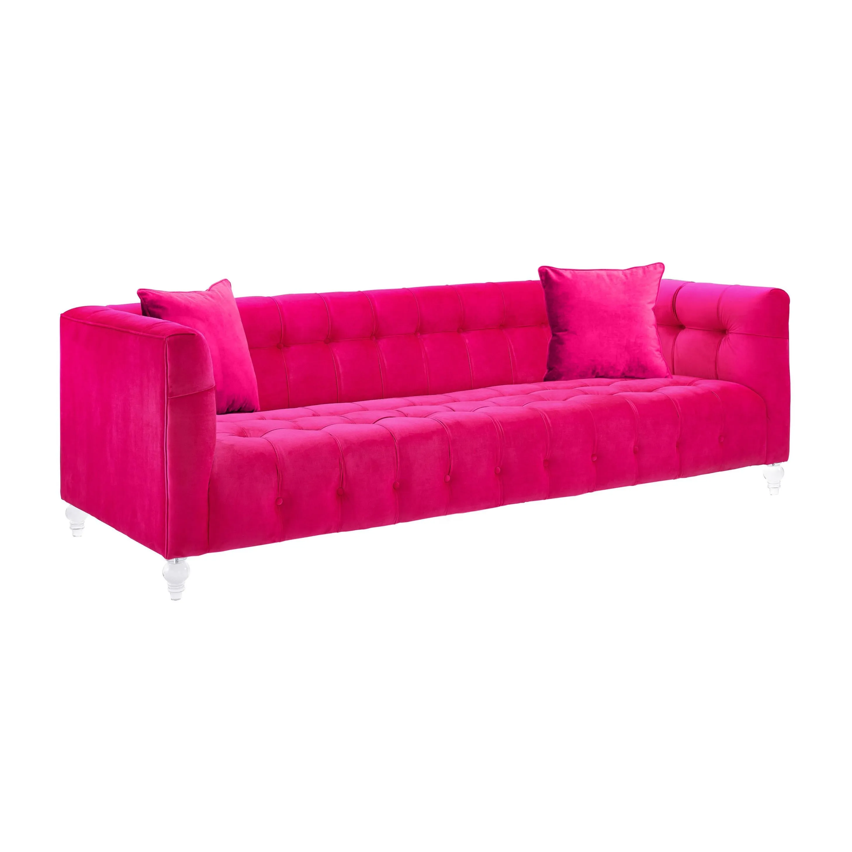 Bea Velvet Tufted Sofa - Image 9