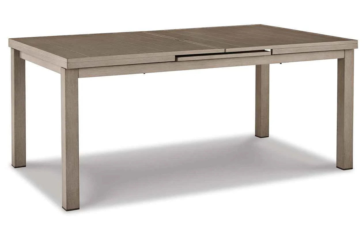 Beach Front Beige Outdoor Dining Table - Image 2
