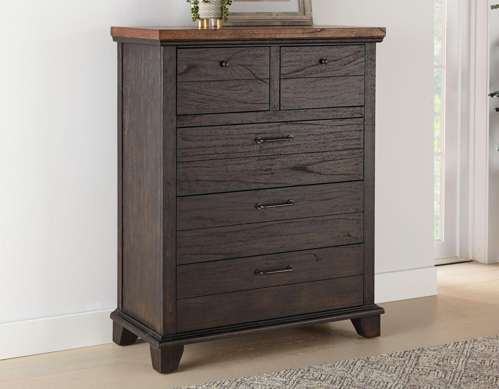 Bear Creek Brown King Bed - Image 6