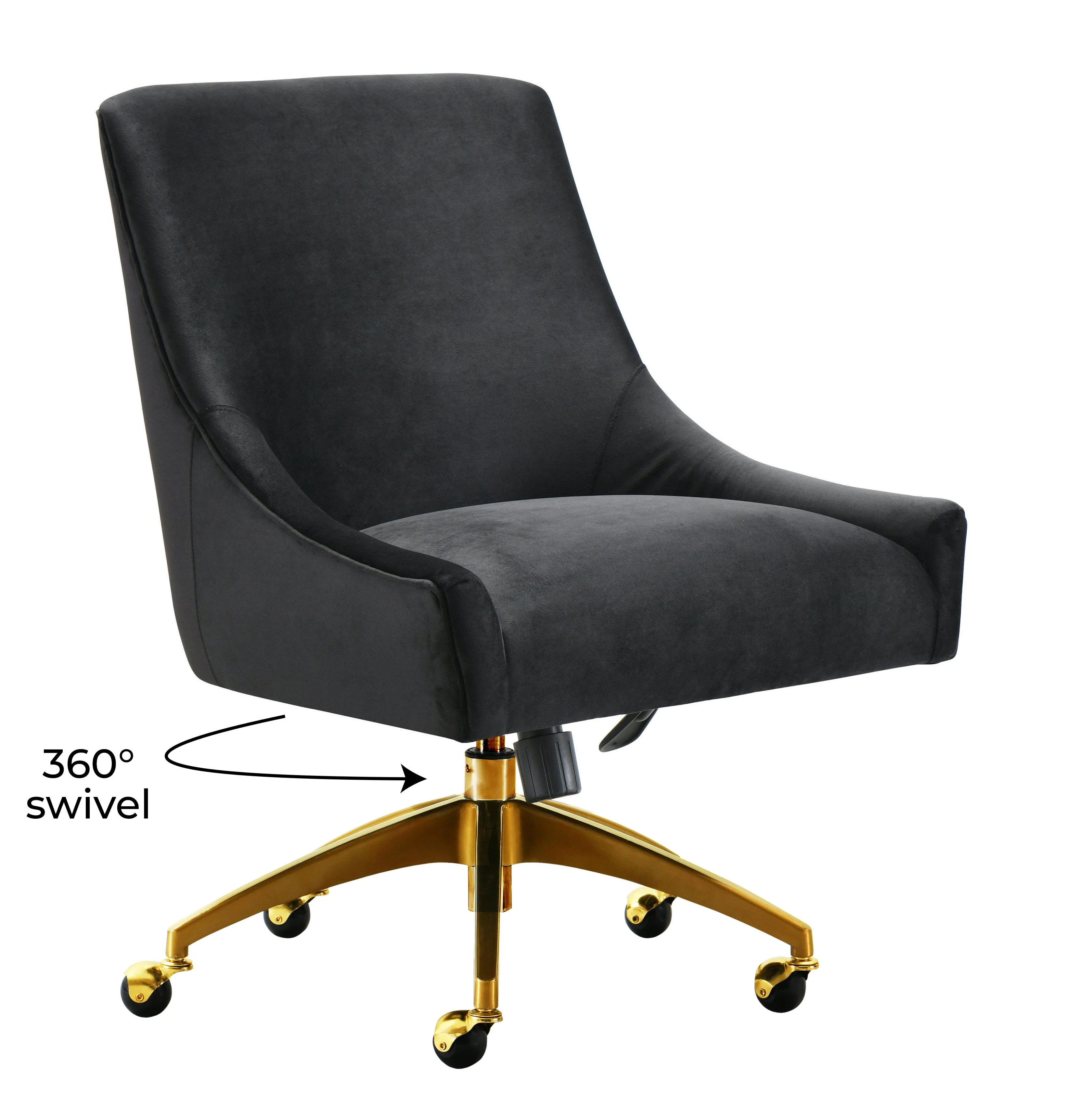 Beatrix Velvet Office Swivel Chair - Image 28