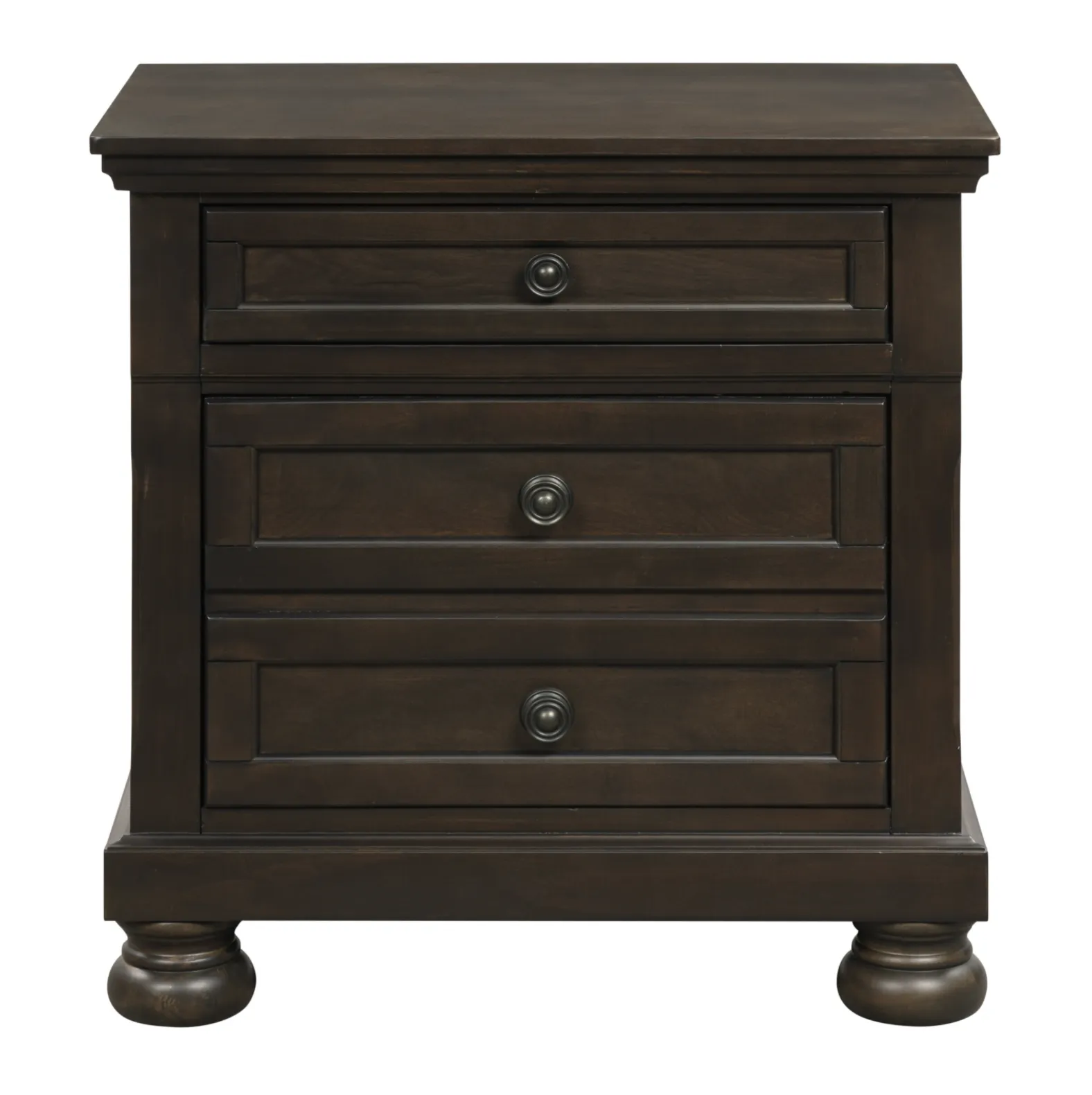 Begonia Grayish Brown Sleigh Storage Platform Bedroom Set - Image 5