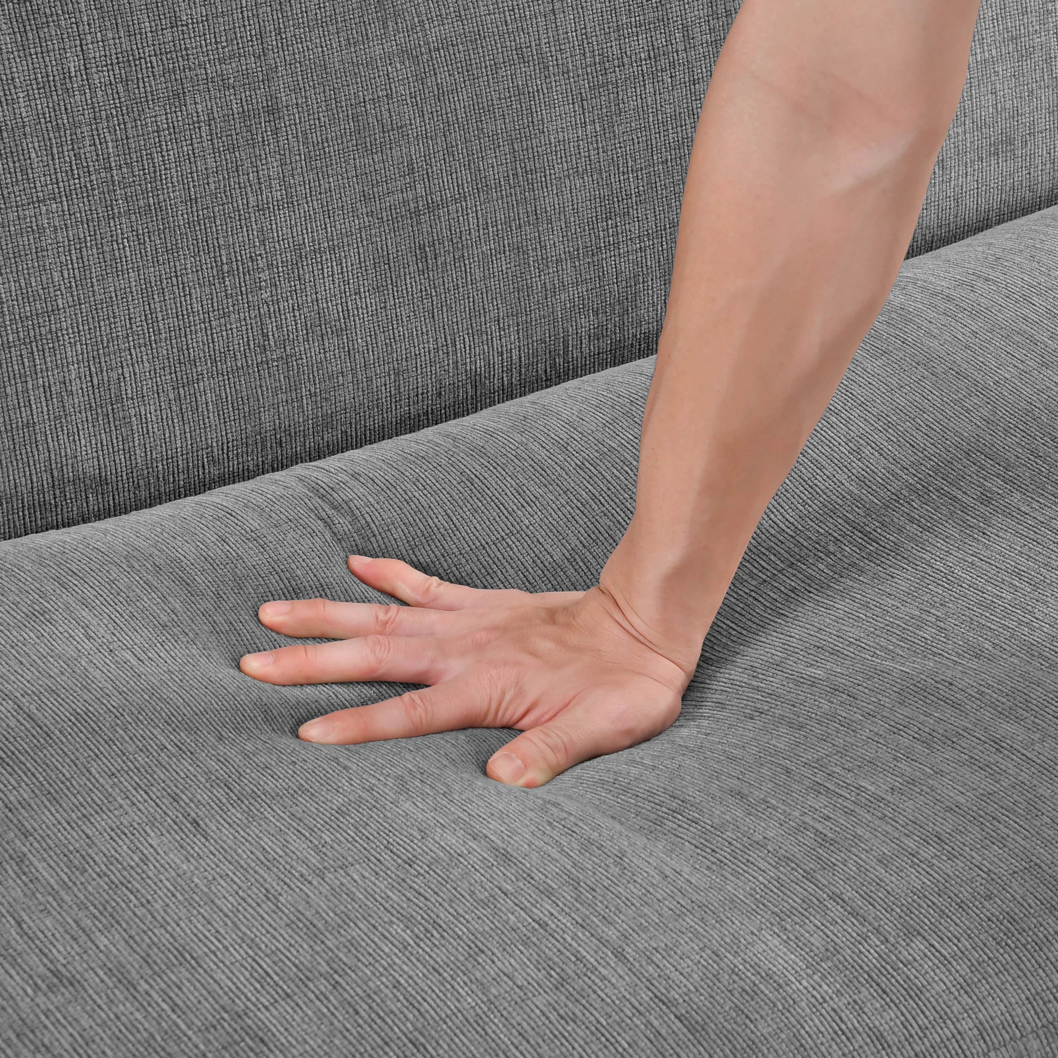 Belfort Gray Loveseat and Chair - Image 13