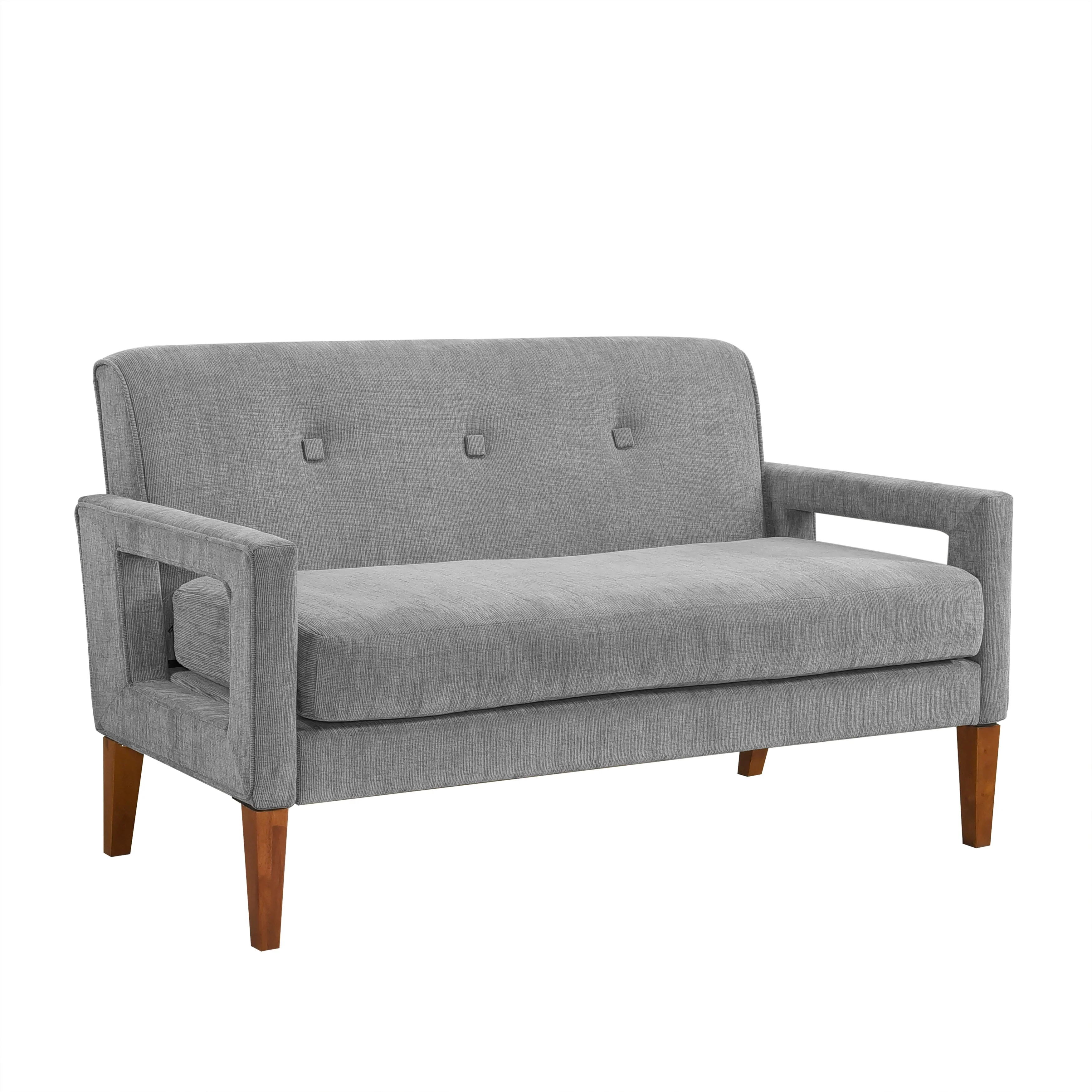 Belfort Gray Loveseat and Chair - Image 4