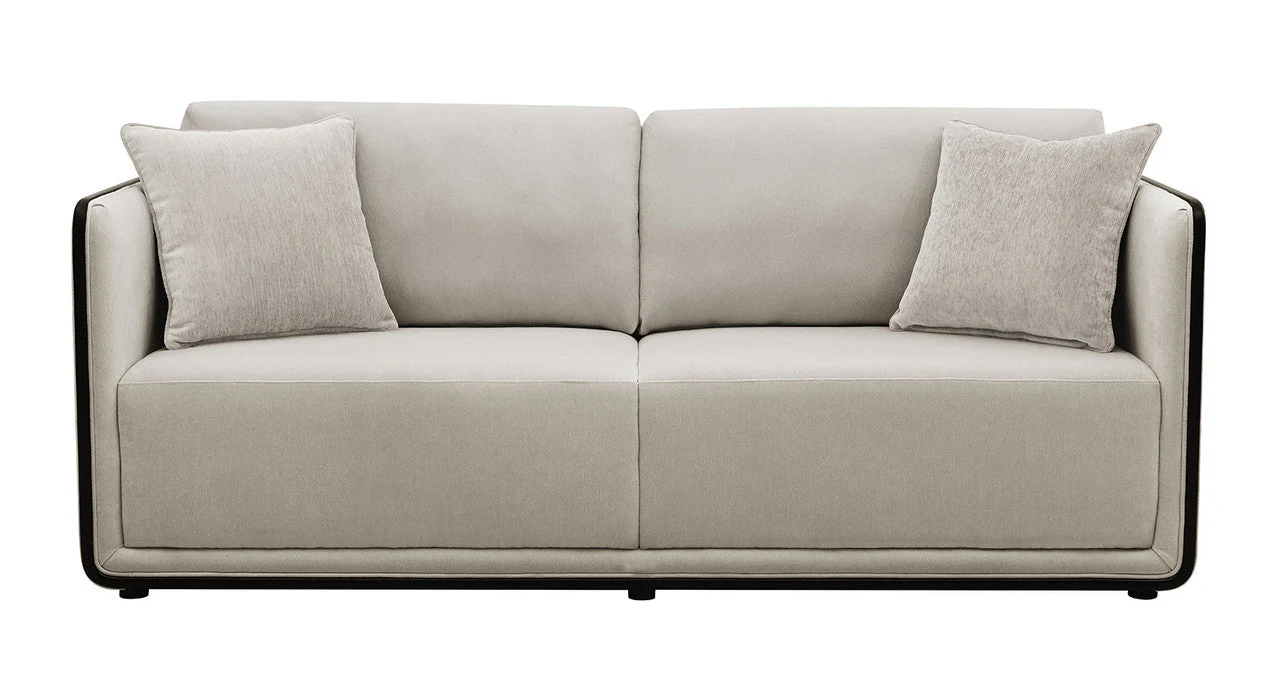 Benilde Taupe Sofa - Image 4