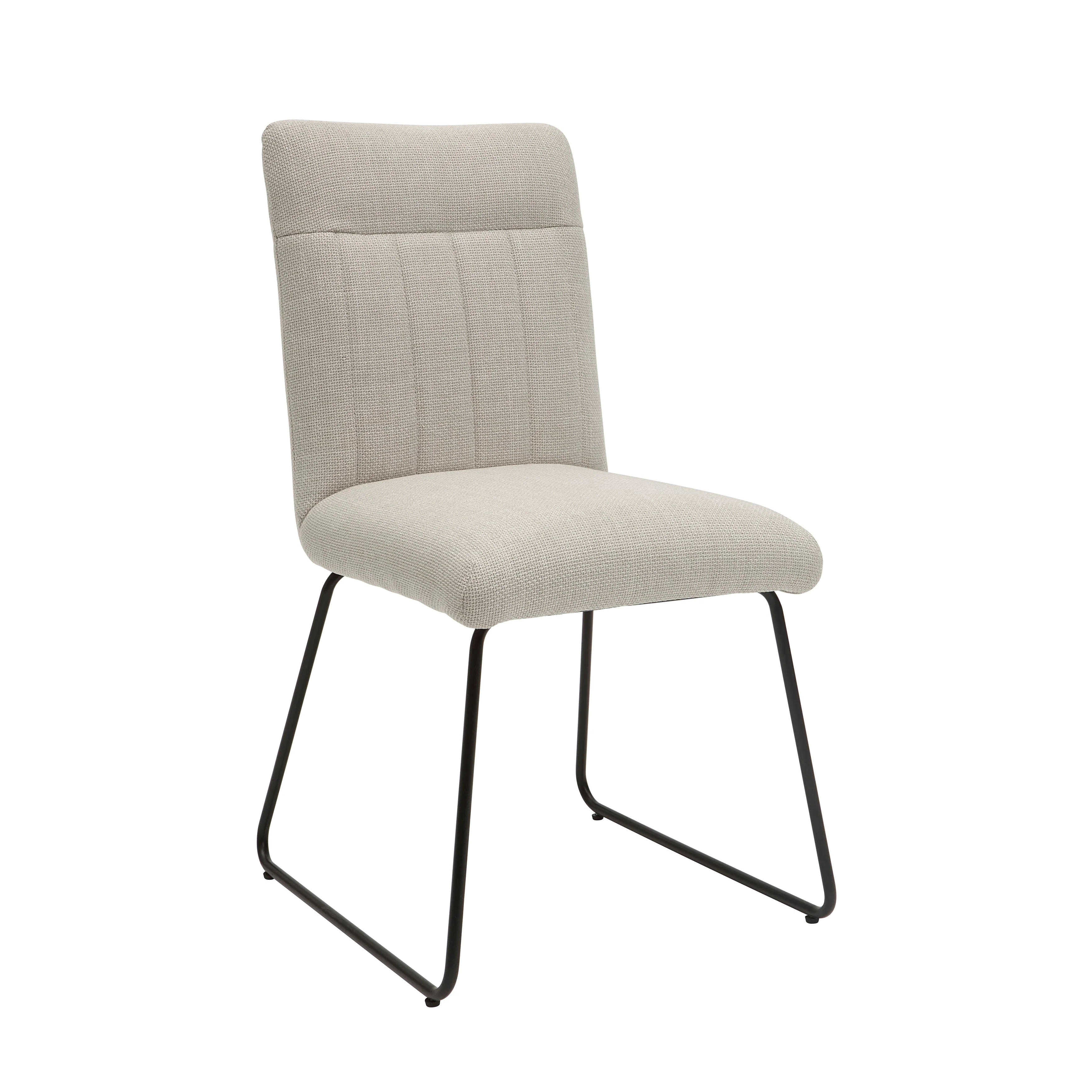 Benito Beige/Black Dining Side Chair, Set of 2