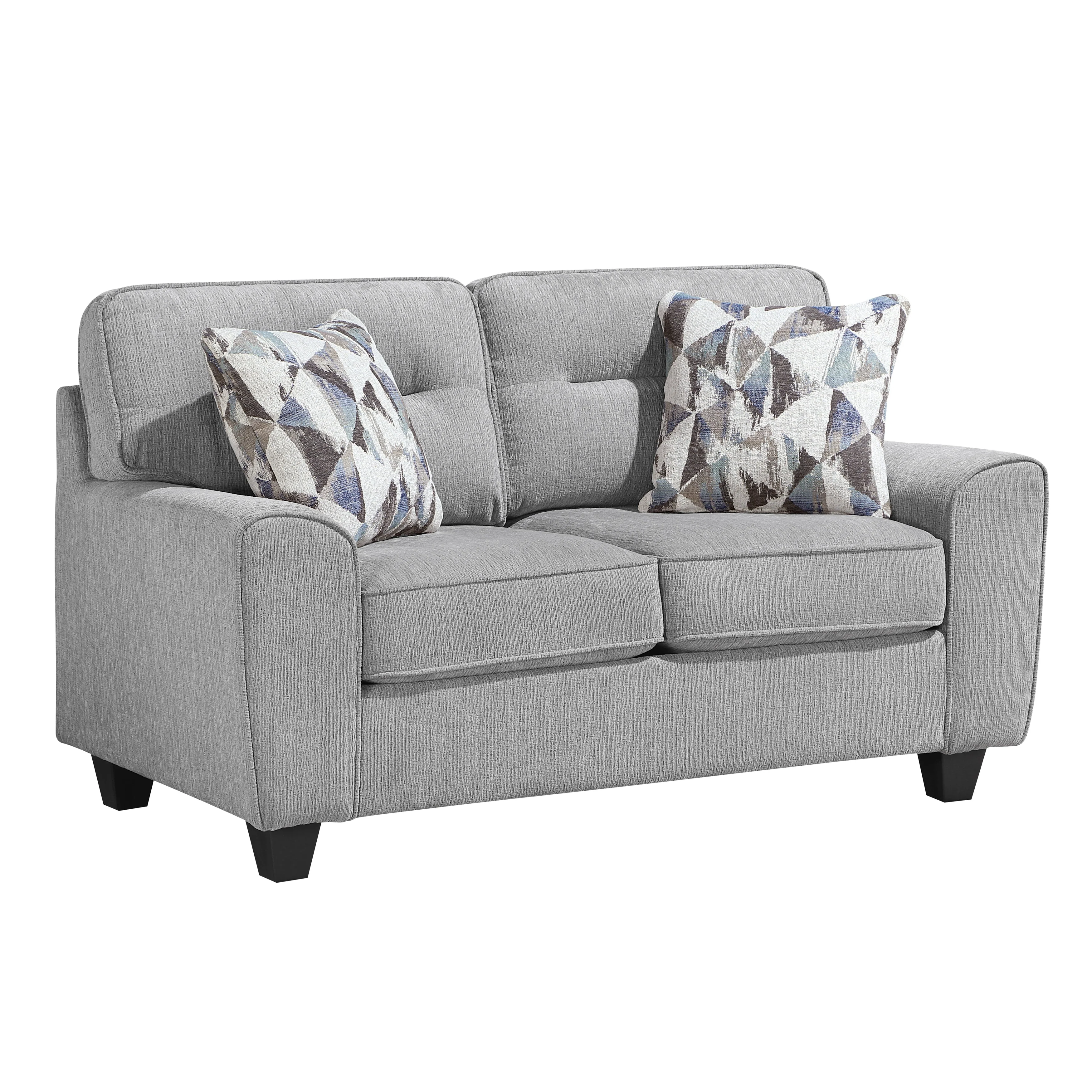 Bennett Gray Loveseat - Image 3