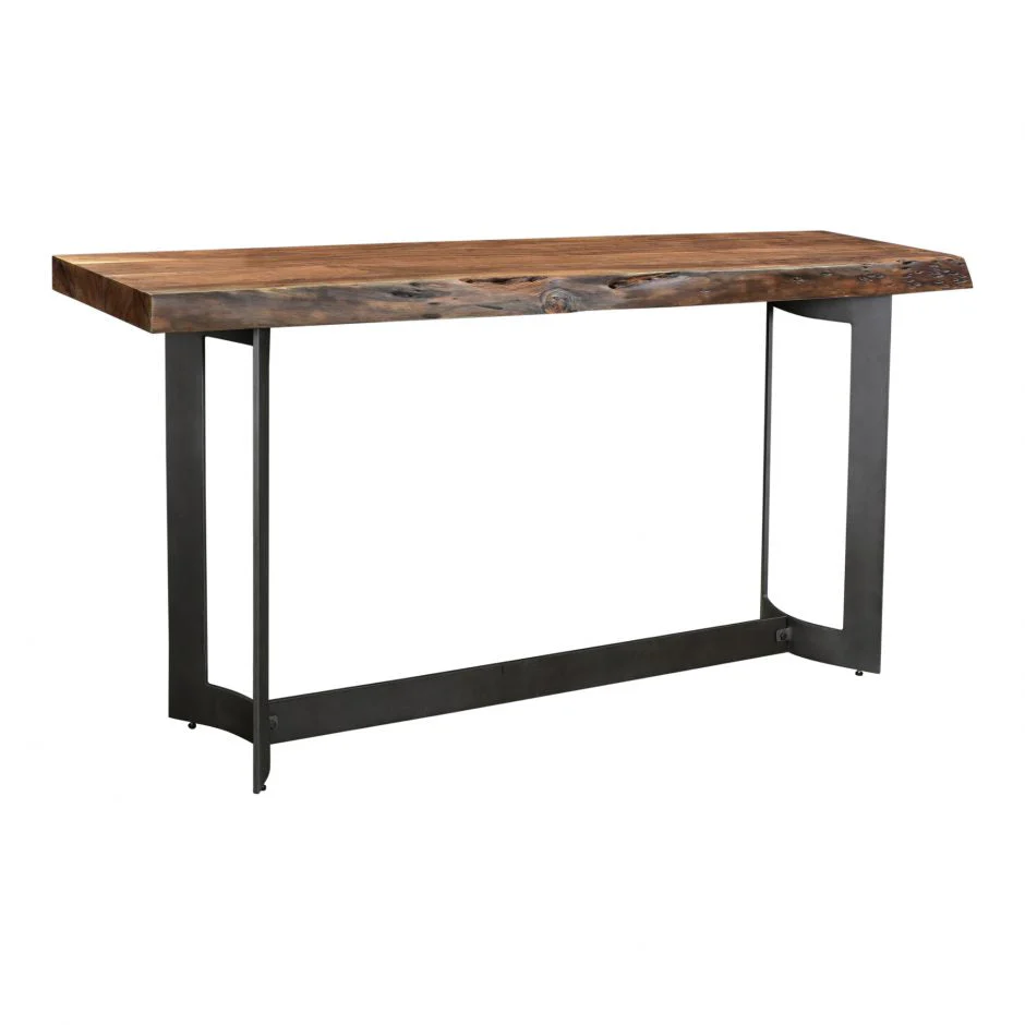 Bent Console Table - Brown - Image 3