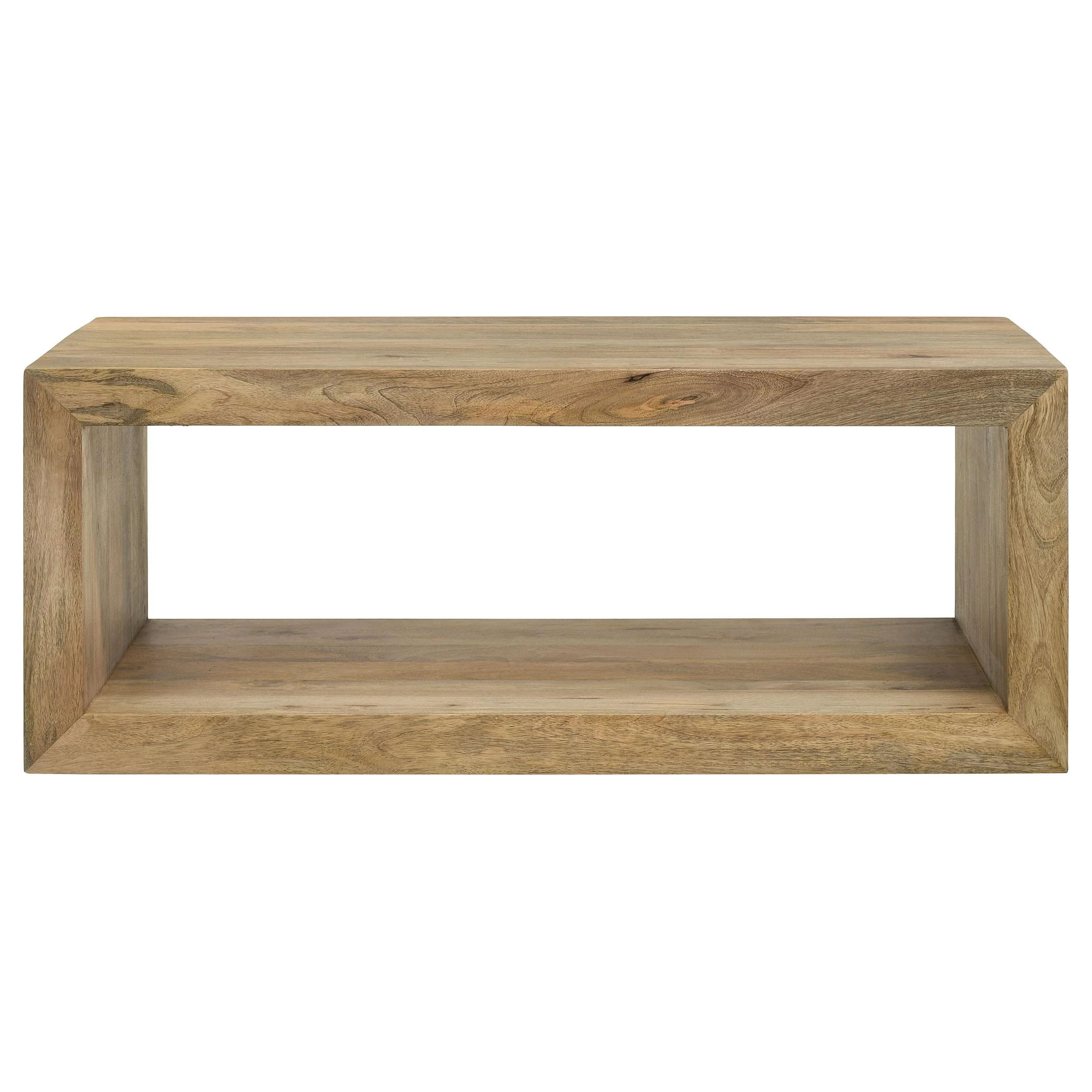 Benton Natural 2-Piece Solid Mango Coffee and End Table Set - Image 7
