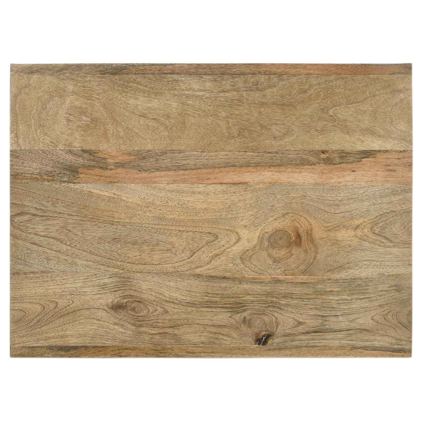 Benton Natural Rectangular Solid Wood End Table - Image 5