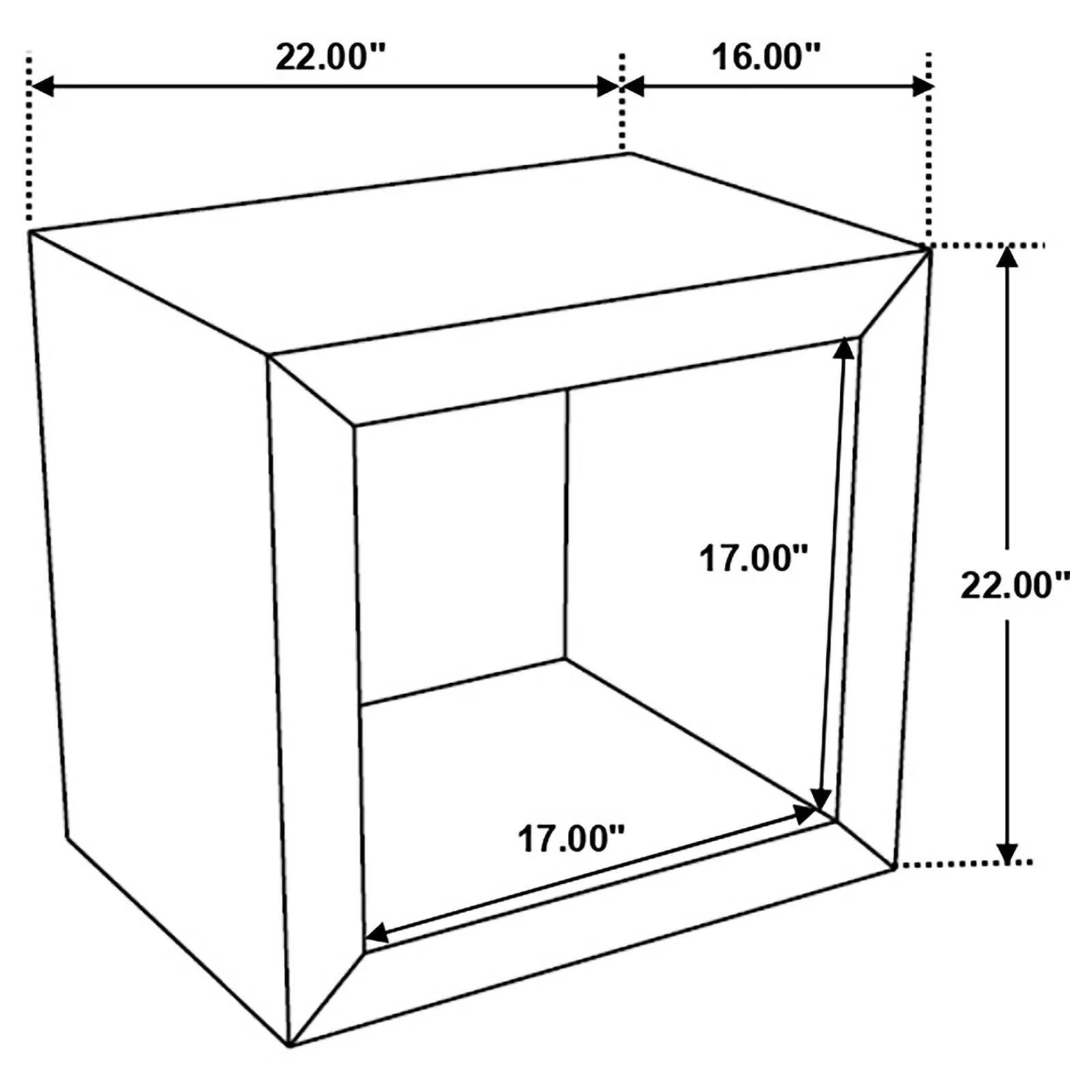Benton Natural Rectangular Solid Wood End Table - Image 7