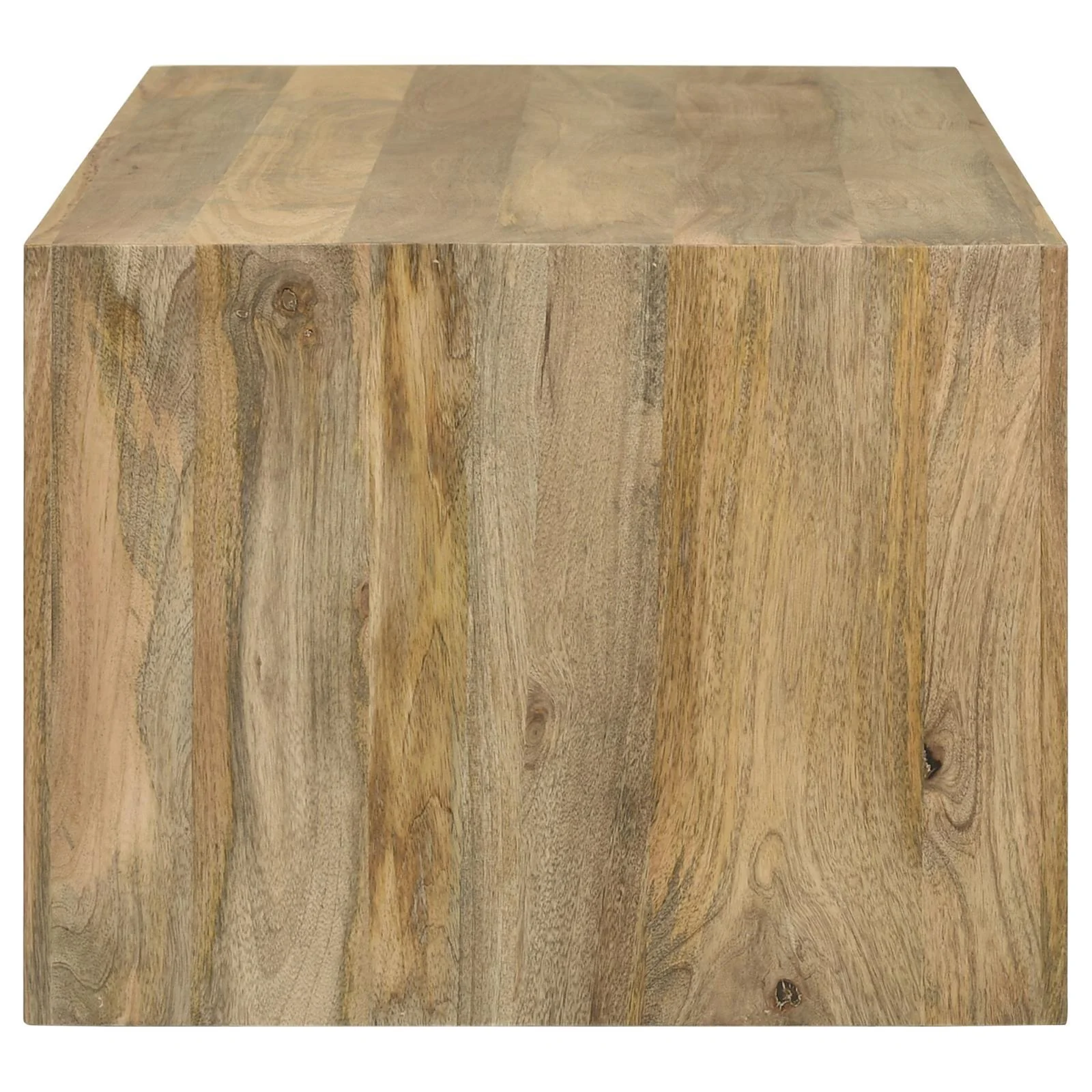 Benton Rectangular Solid Wood Coffee Table Natural - Image 4