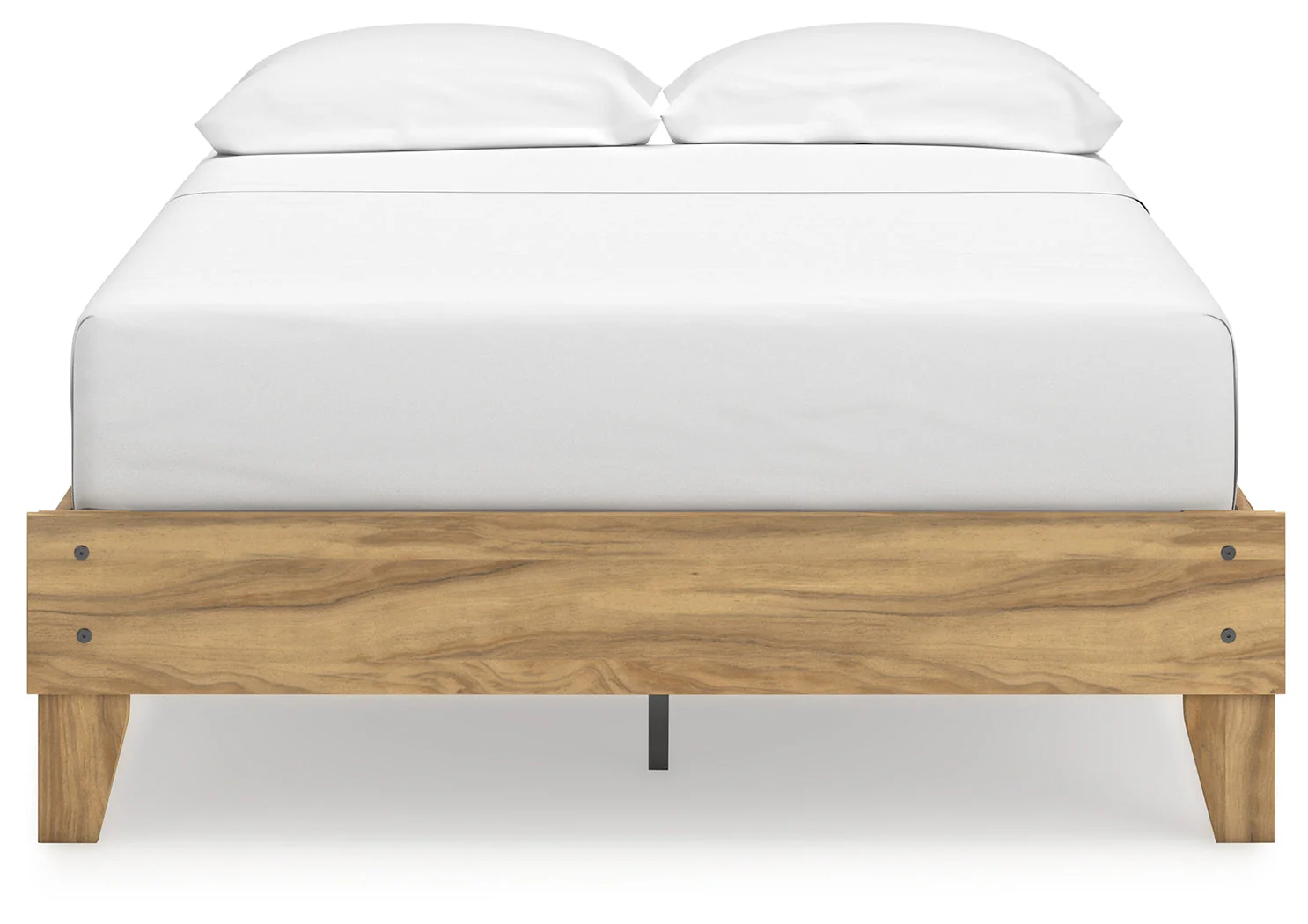 Bermacy Light Brown Full Platform Base Bed - Image 4