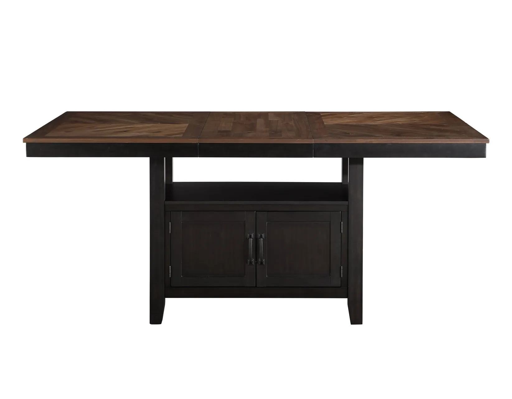 Bermuda Black/Dark Acacia Counter Height Dining Set - Image 14