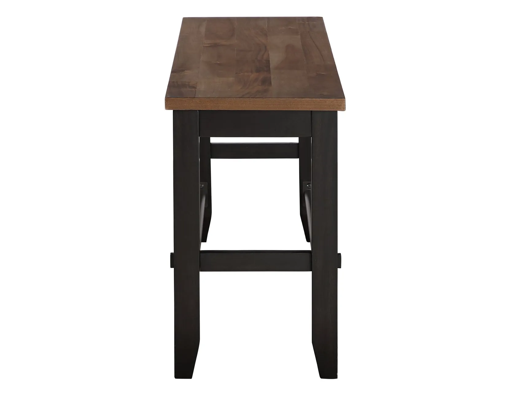 Bermuda Black/Dark Acacia Counter Height Dining Set - Image 19