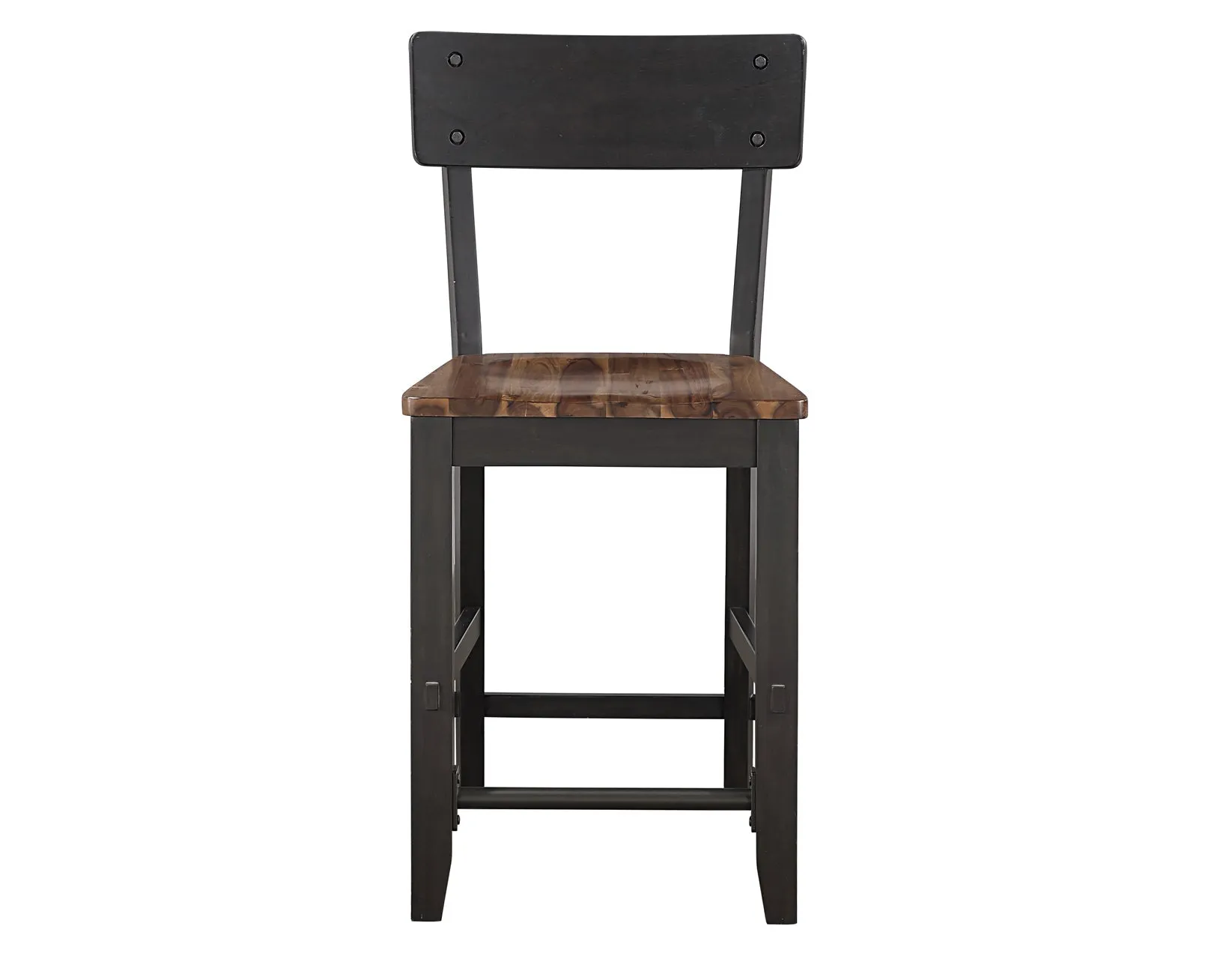 Bermuda Black/Dark Acacia Counter Height Dining Set - Image 28