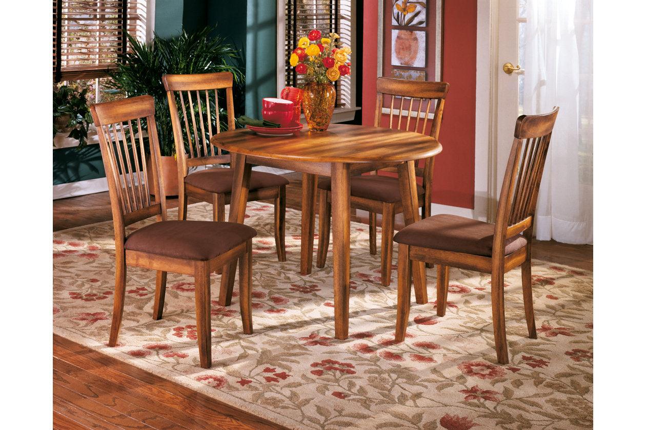 Berringer Rustic Brown Dining Drop Leaf Table - Image 4