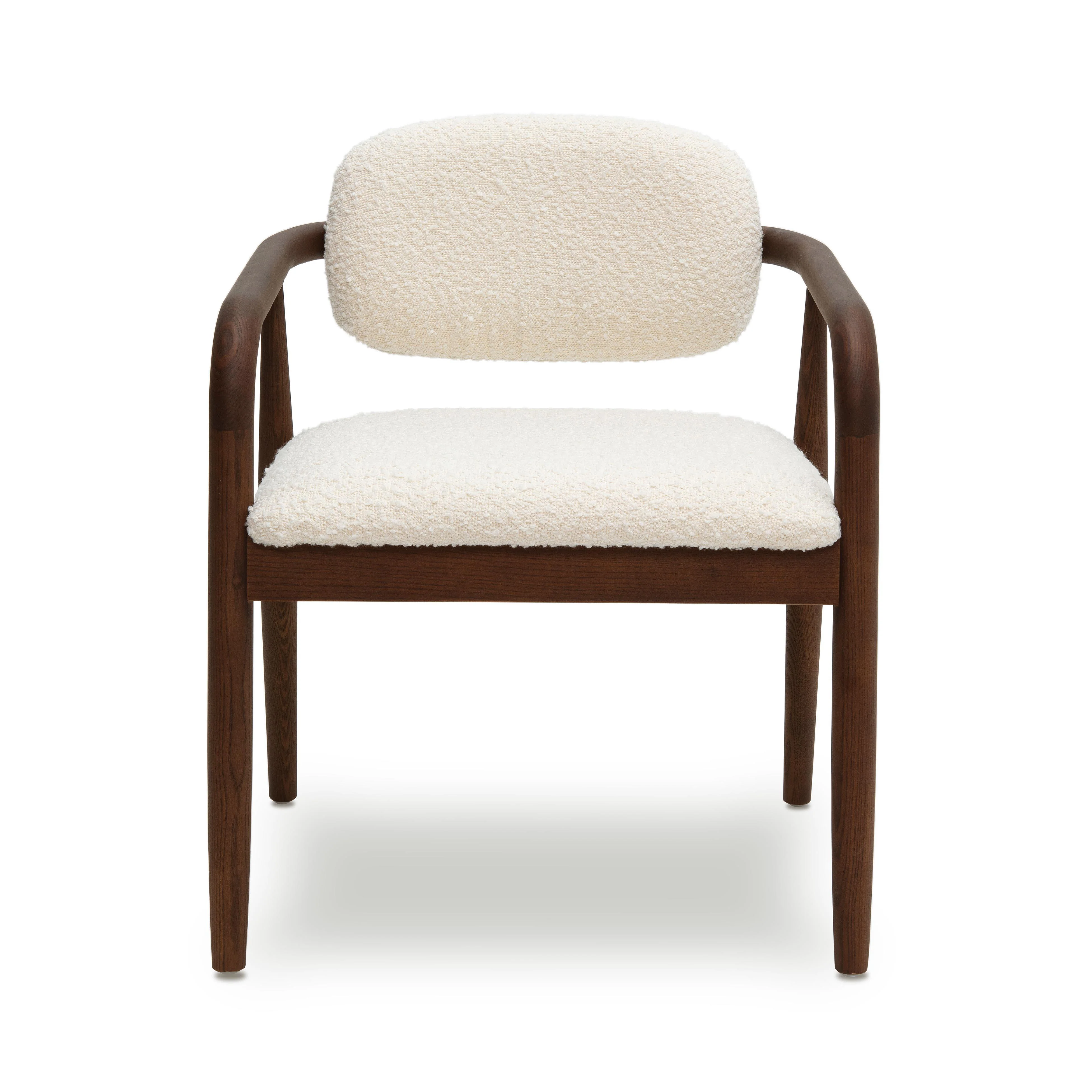 Betsy Cream Boucle Dining Chair - Image 3