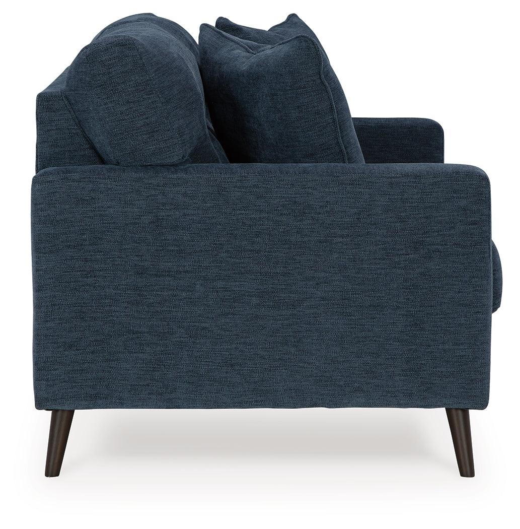 Bixler Navy Loveseat - Image 3