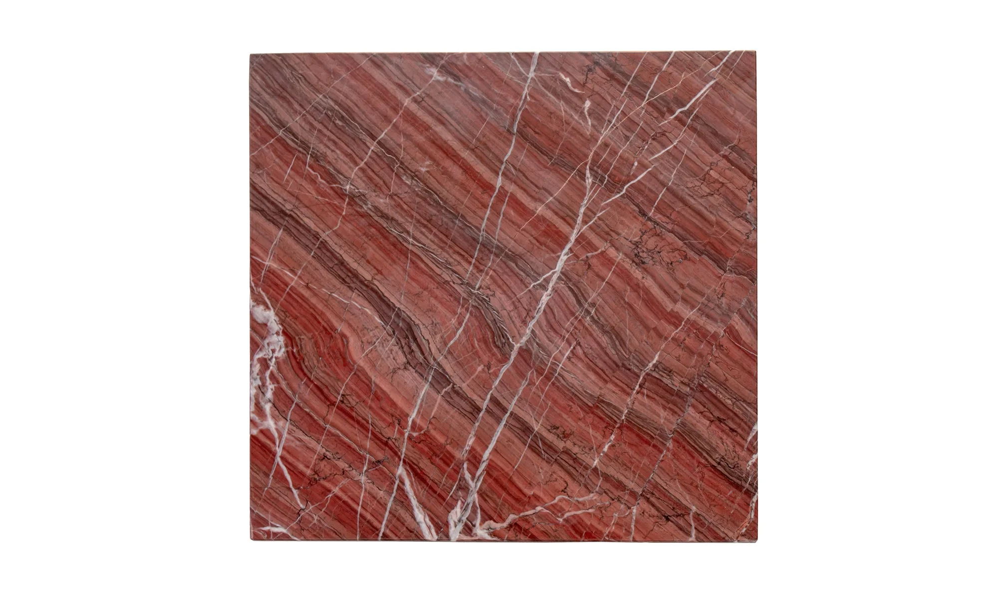 Blair Accent Table Rosso Levanto Marble - Image 7