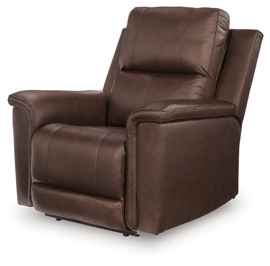 Bleckley Espresso Power Recliner with ADJ Headrest - Image 5