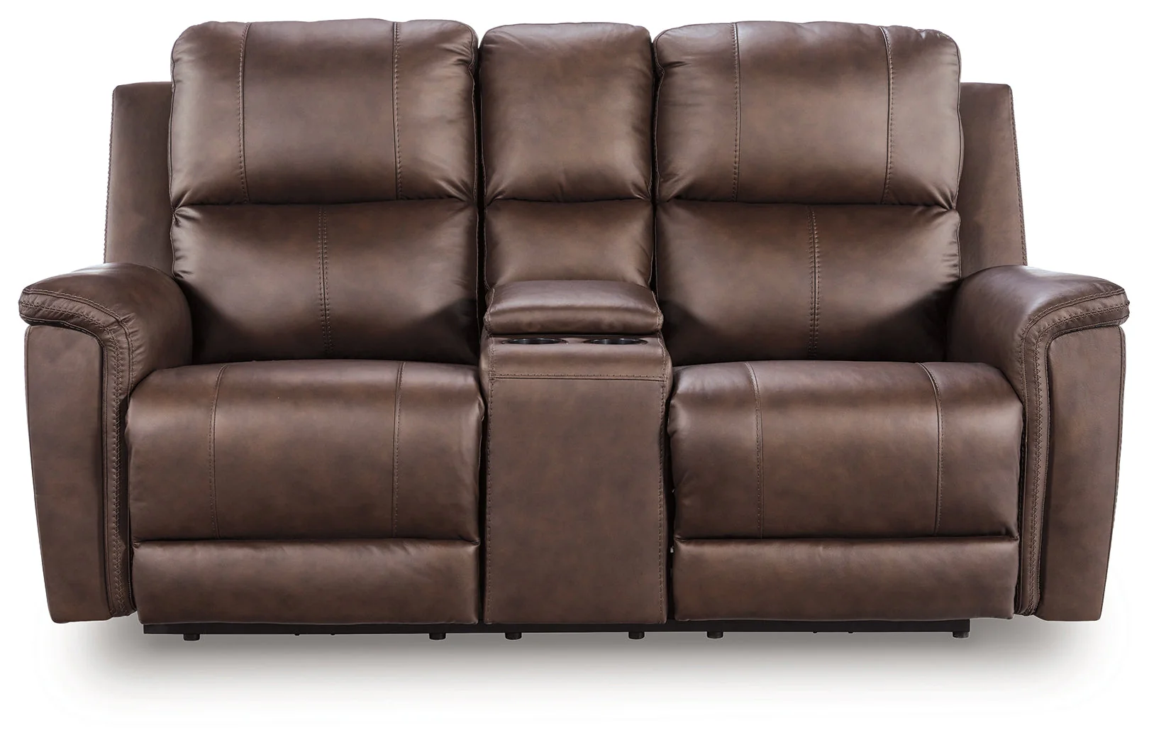 Bleckley Espresso Power Reclining Loveseat with ADJ Headrest - Image 2