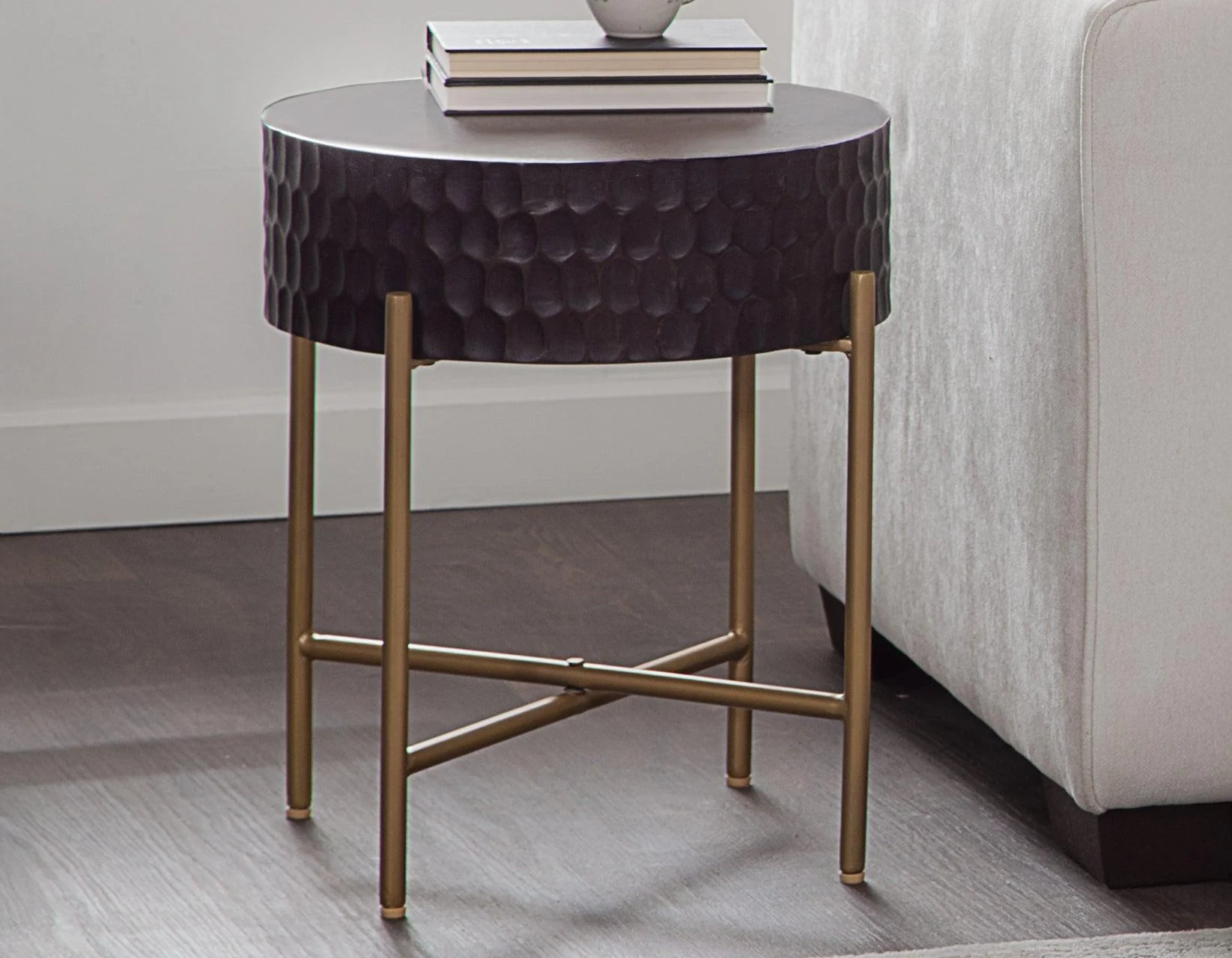 Bobbi 3-Piece Round Solid Wood Table Set - Image 3