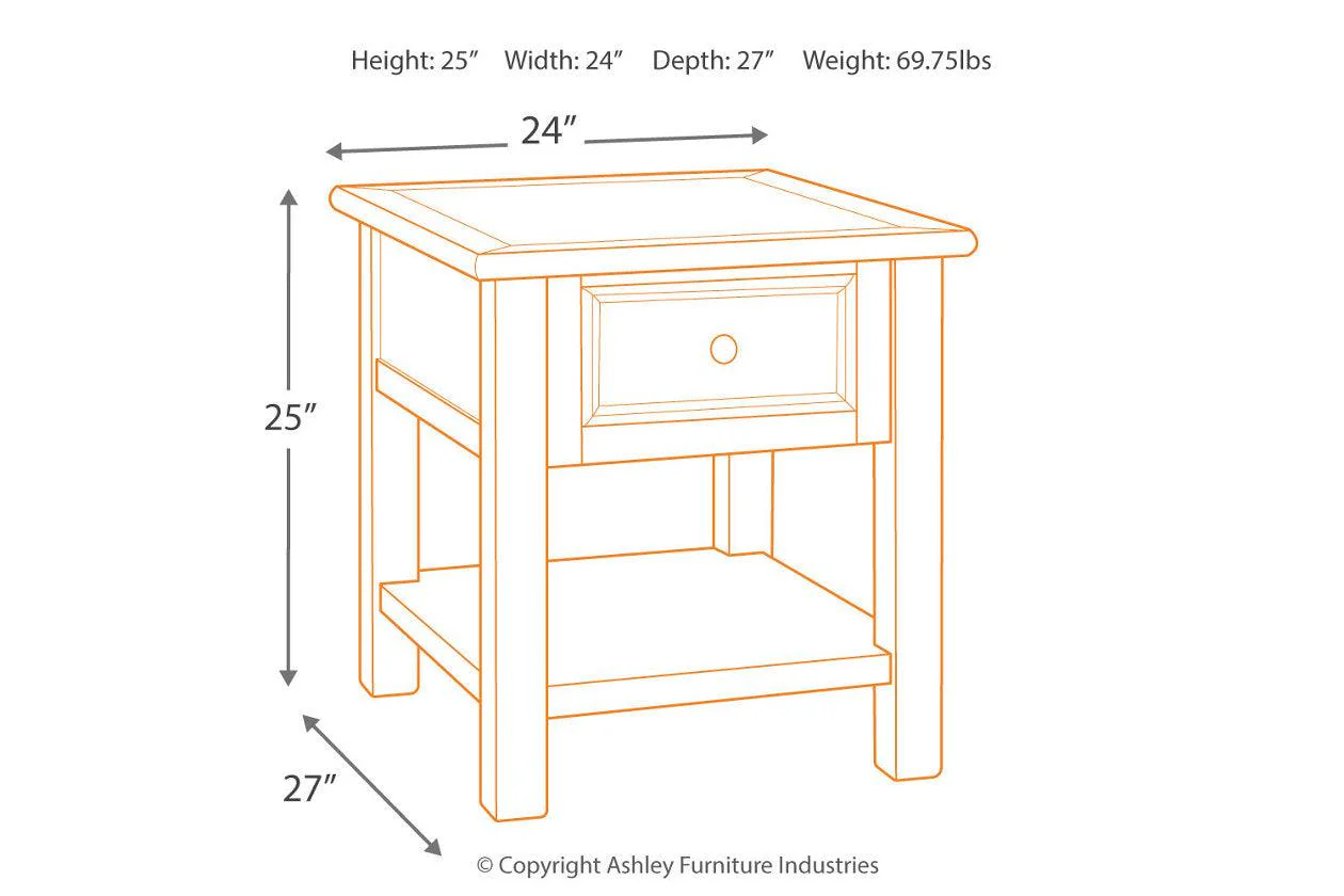 Bolanburg Two-tone End Table - Image 10