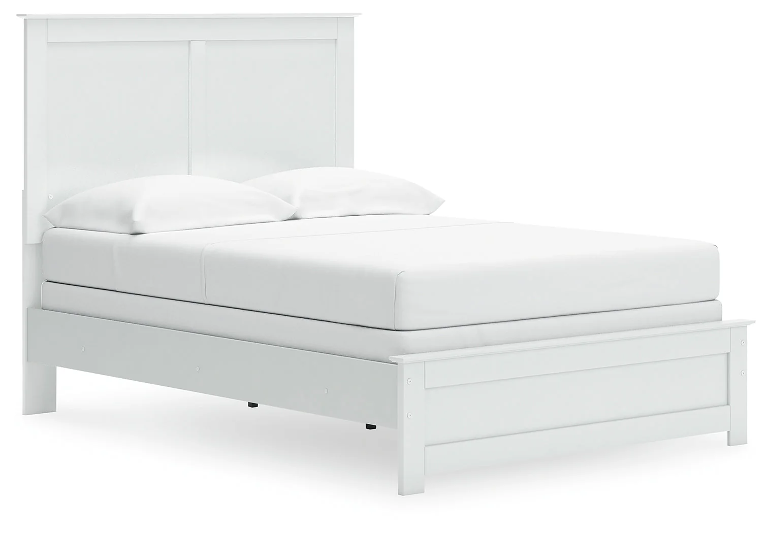 Bostwick Shoals Full Panel Bed with Mirrored Dresser, Chest and Nightstand in White - Image 11
