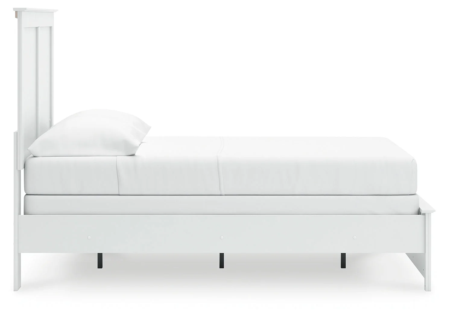 Bostwick Shoals Full Panel Bed with Mirrored Dresser, Chest and Nightstand in White - Image 12