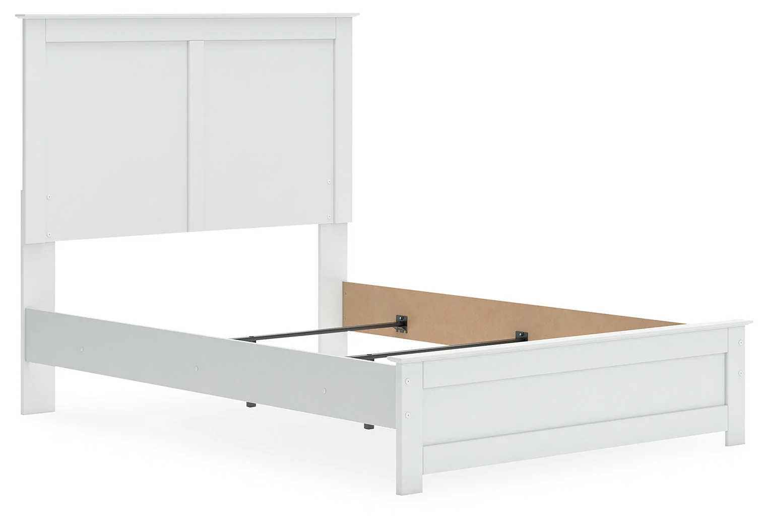 Bostwick Shoals Full Panel Bed with Mirrored Dresser, Chest and Nightstand in White - Image 16