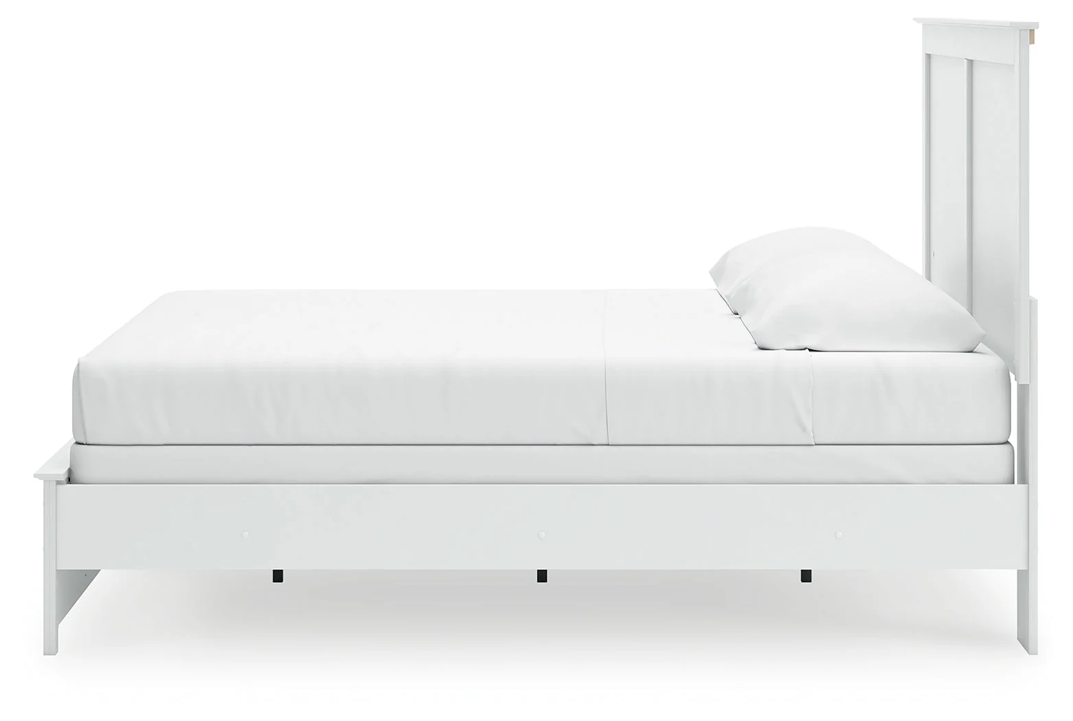 Bostwick Shoals King Panel Bed with Dresser and Nightstand in White - Image 7
