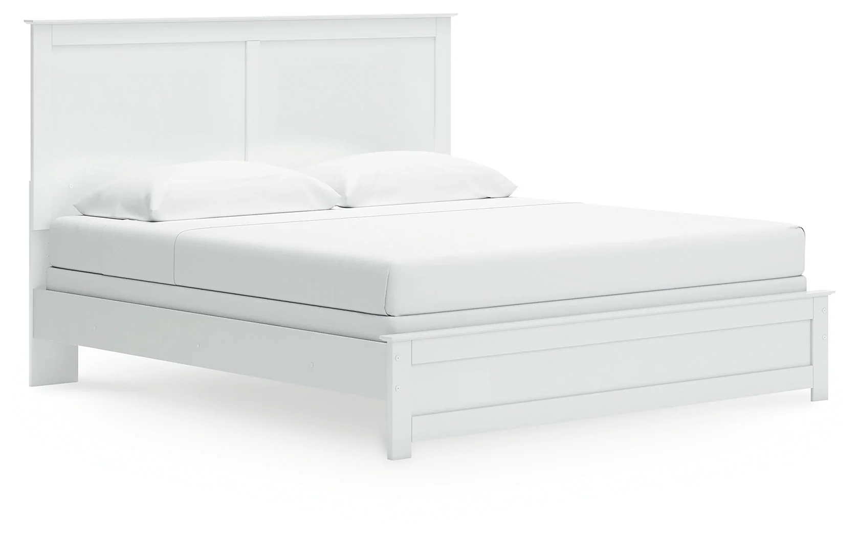 Bostwick Shoals King Panel Bed with Dresser in White - Image 5
