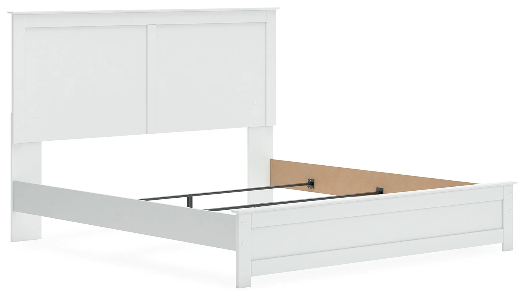 Bostwick Shoals King Panel Bed with Dresser in White - Image 6
