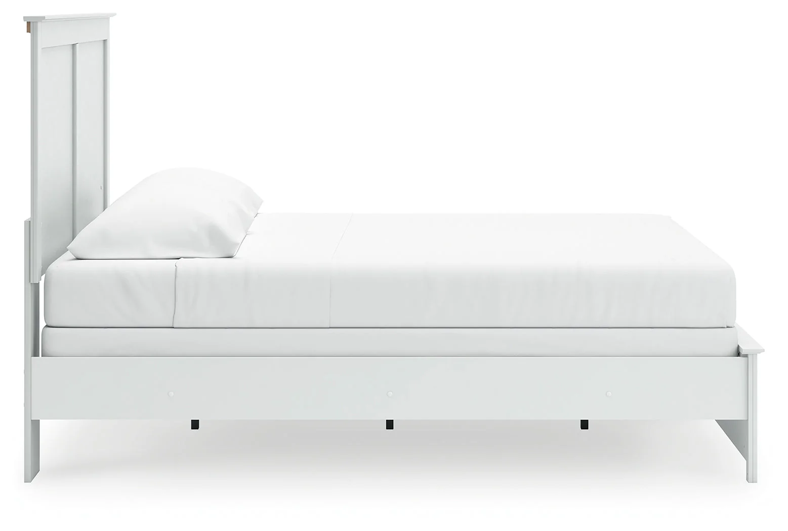 Bostwick Shoals King Panel Bed with Mirrored Dresser and Chest in White - Image 12