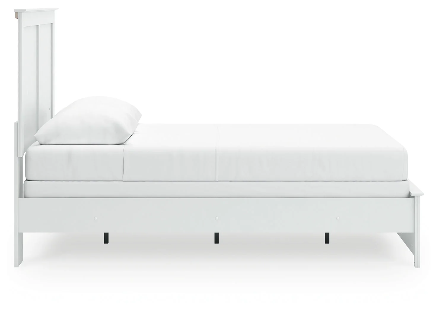 Bostwick Shoals Queen Panel Bed with Mirrored Dresser and 2 Nightstands in White - Image 10