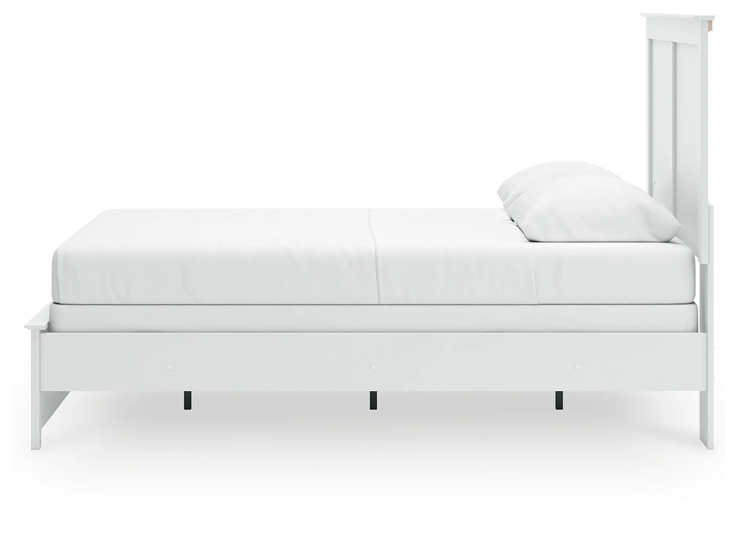 Bostwick Shoals Queen Panel Bed with Mirrored Dresser and Nightstand in White - Image 13