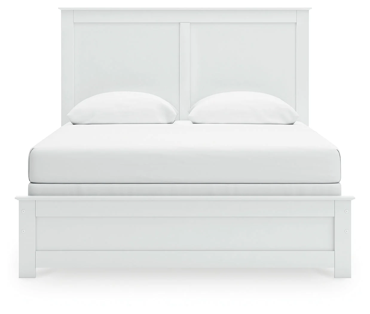 Bostwick Shoals Queen Panel Bed with Mirrored Dresser, Chest and 2 Nightstands in White - Image 10