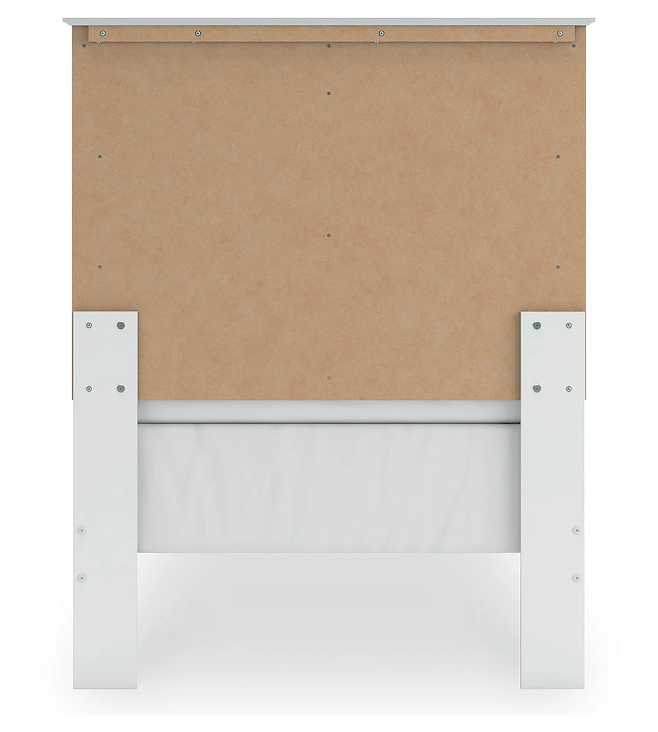 Bostwick Shoals Twin Panel Bed with Mirrored Dresser and Nightstand in White - Image 13
