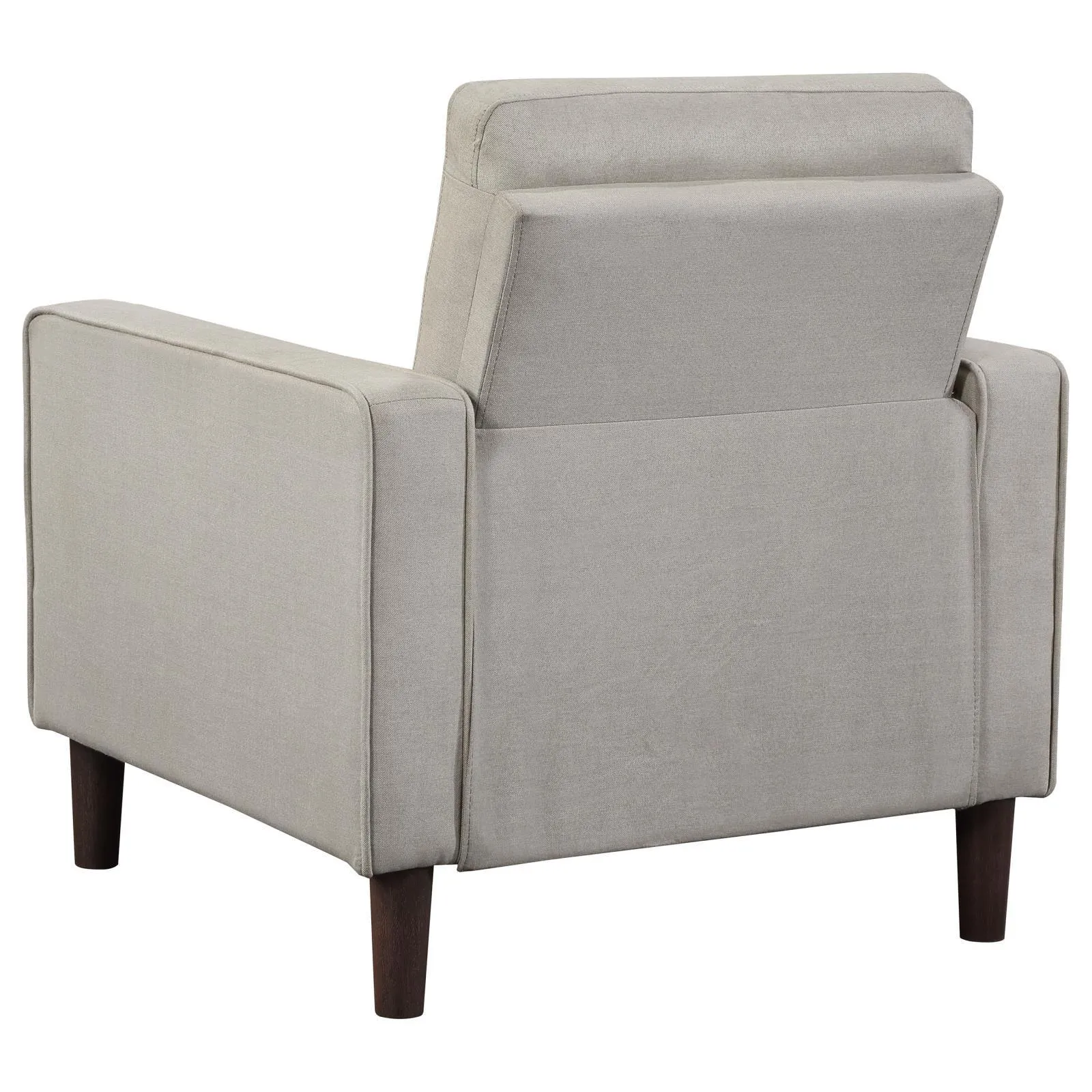 Bowen Upholstered Track Arms Tufted Chair Beige - Image 6