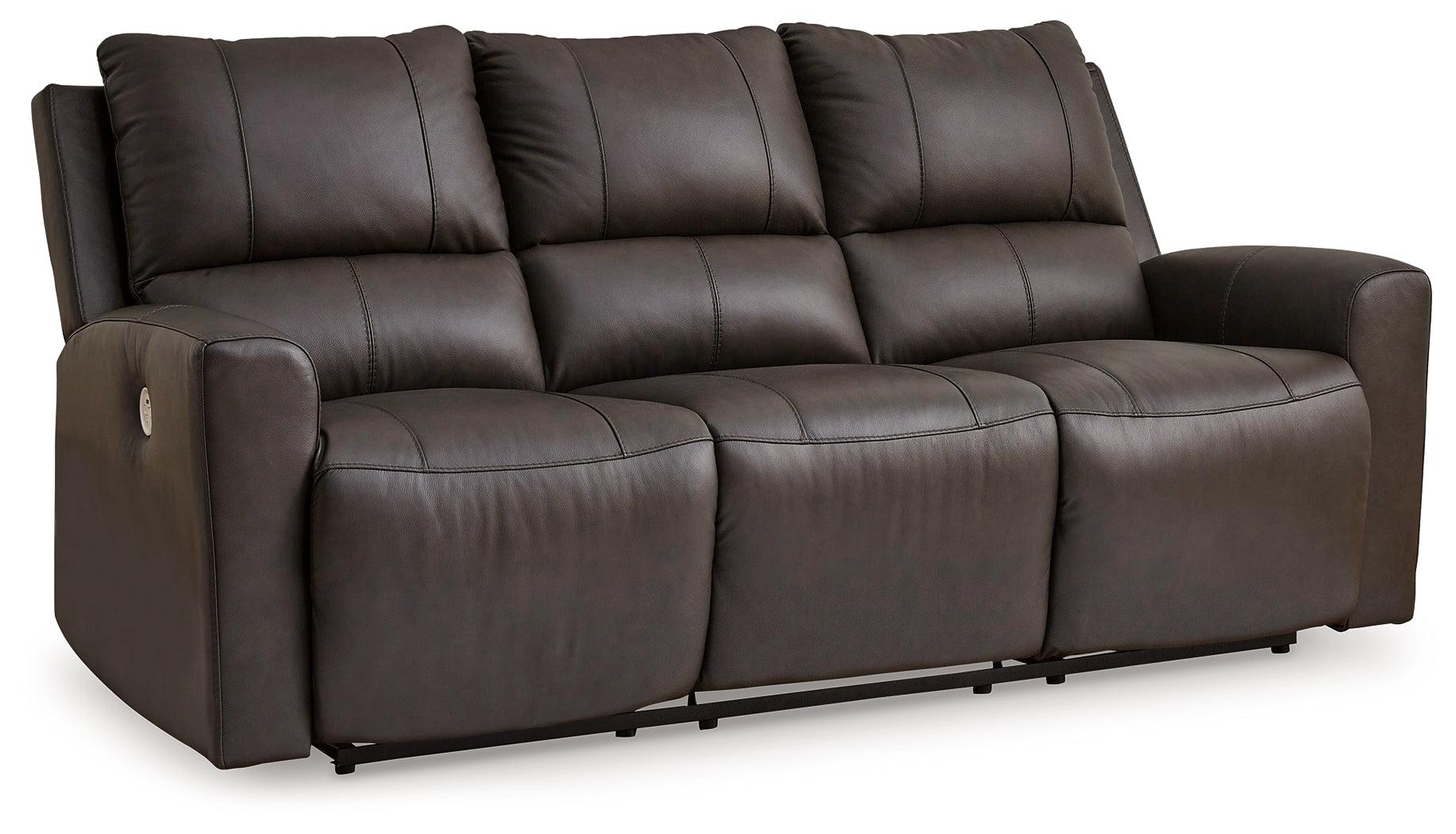 Boxmere Storm Leather Power Reclining Sofa - Image 3
