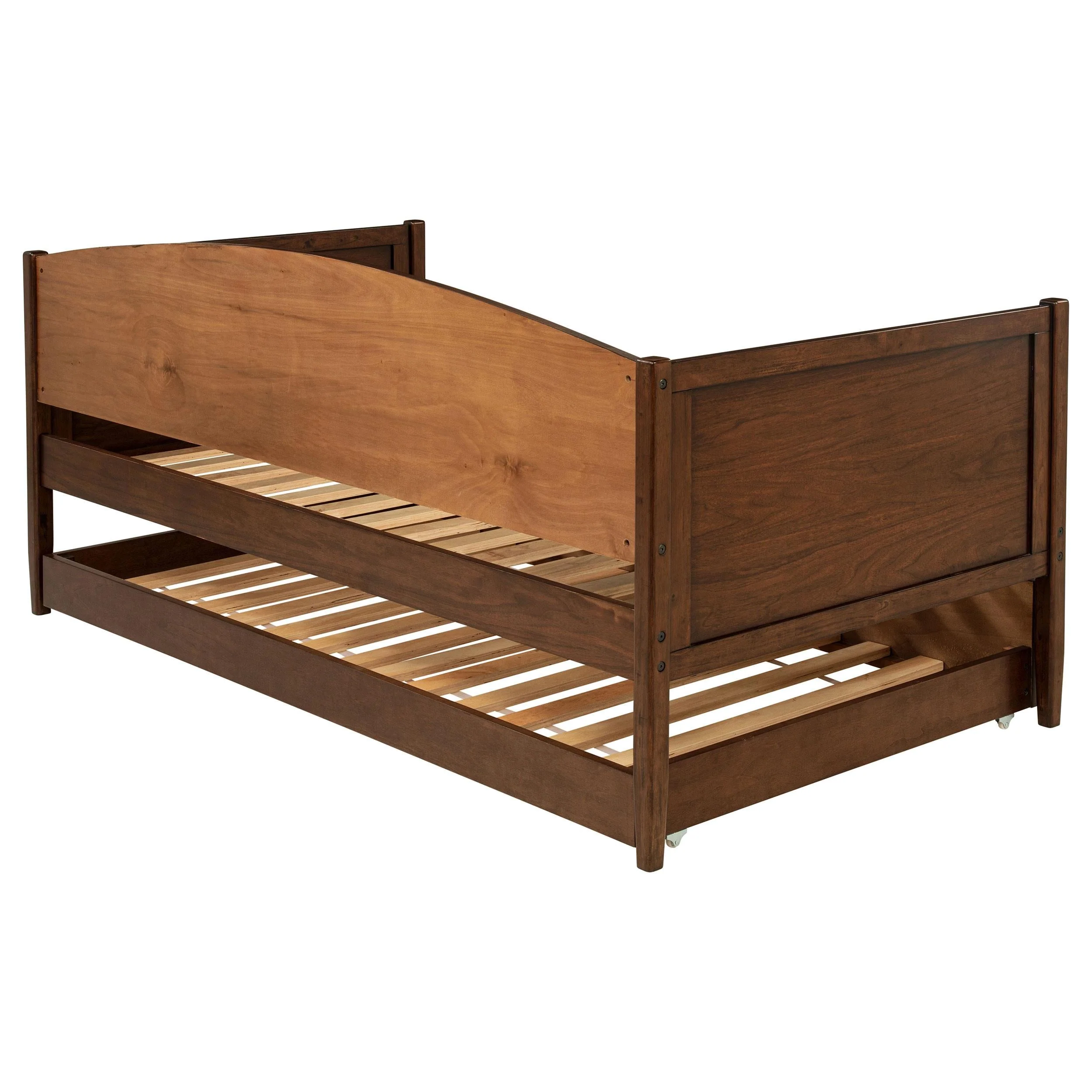 Bozeman Walnut Wood Twin Daybed With Trundle Medium - Image 12