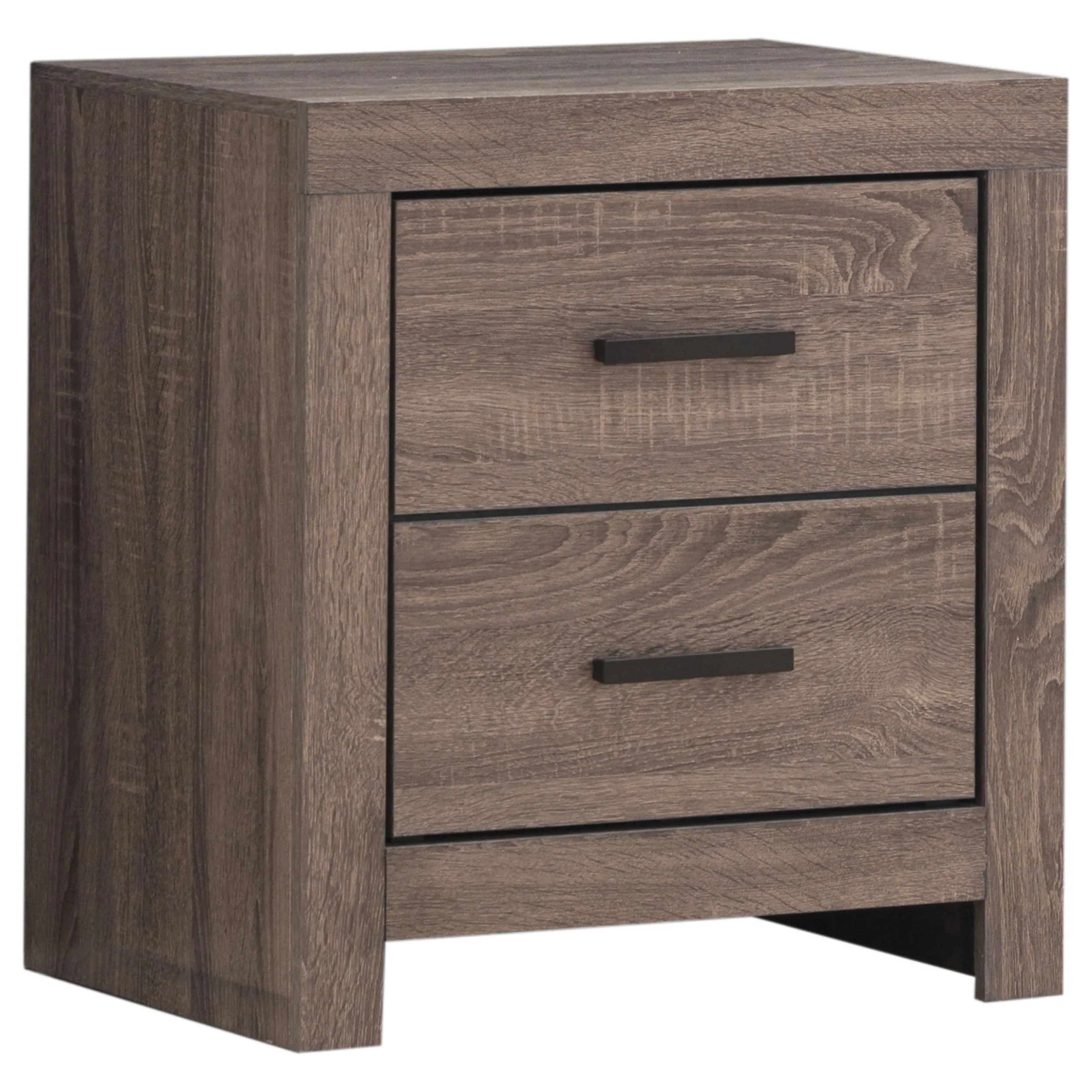 Brantford Barrel Oak 4-Piece Queen Storage Bedroom Set - Image 5