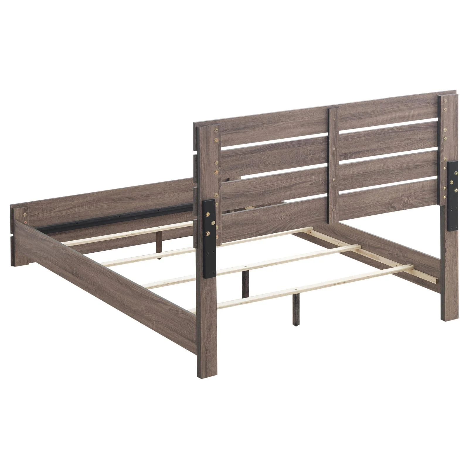 Brantford Barrel Oak Queen Panel Bed - Image 4