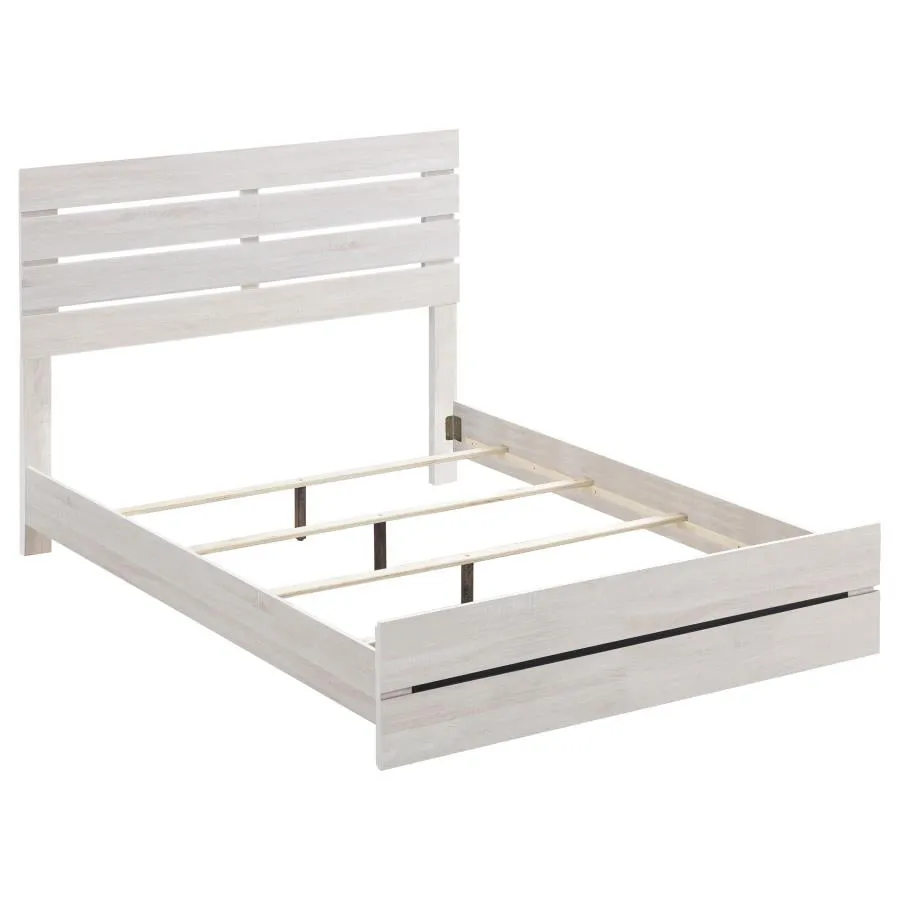 Brantford Coastal White 5-Piece Queen Panel Bedroom Set - Image 3