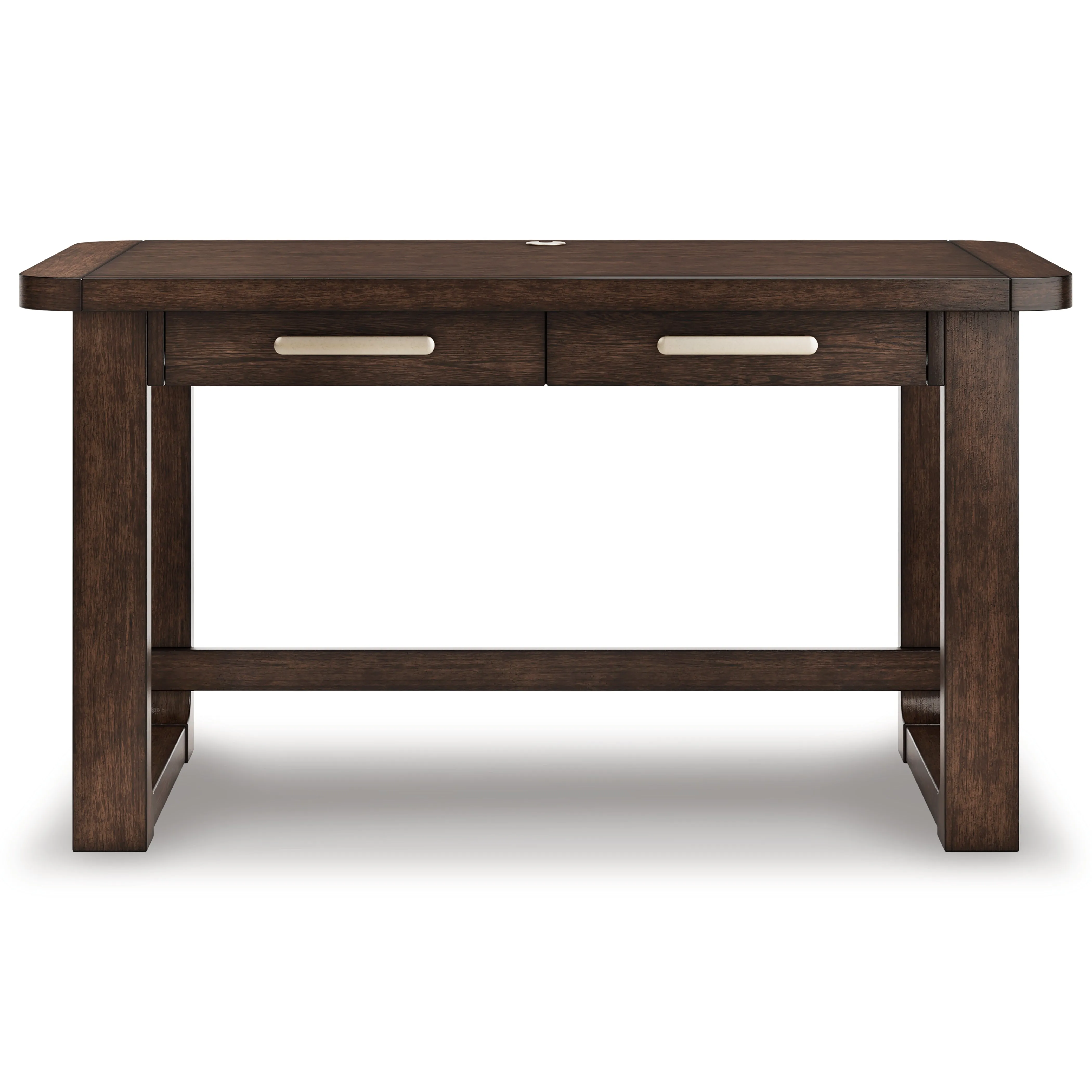 Breckington Dark Brown 56" Home Office Desk - Image 3