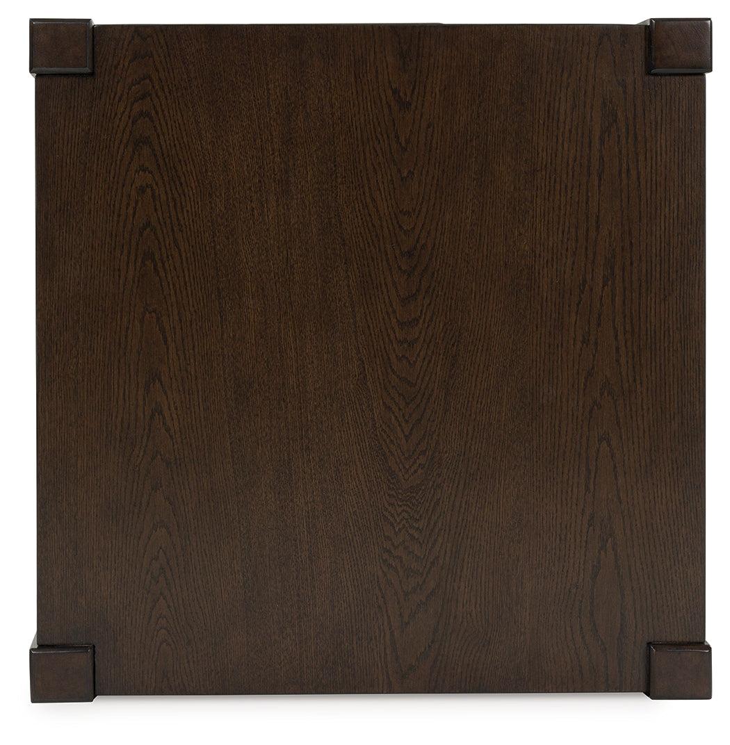 Breckington Dark Brown End Table - Image 4