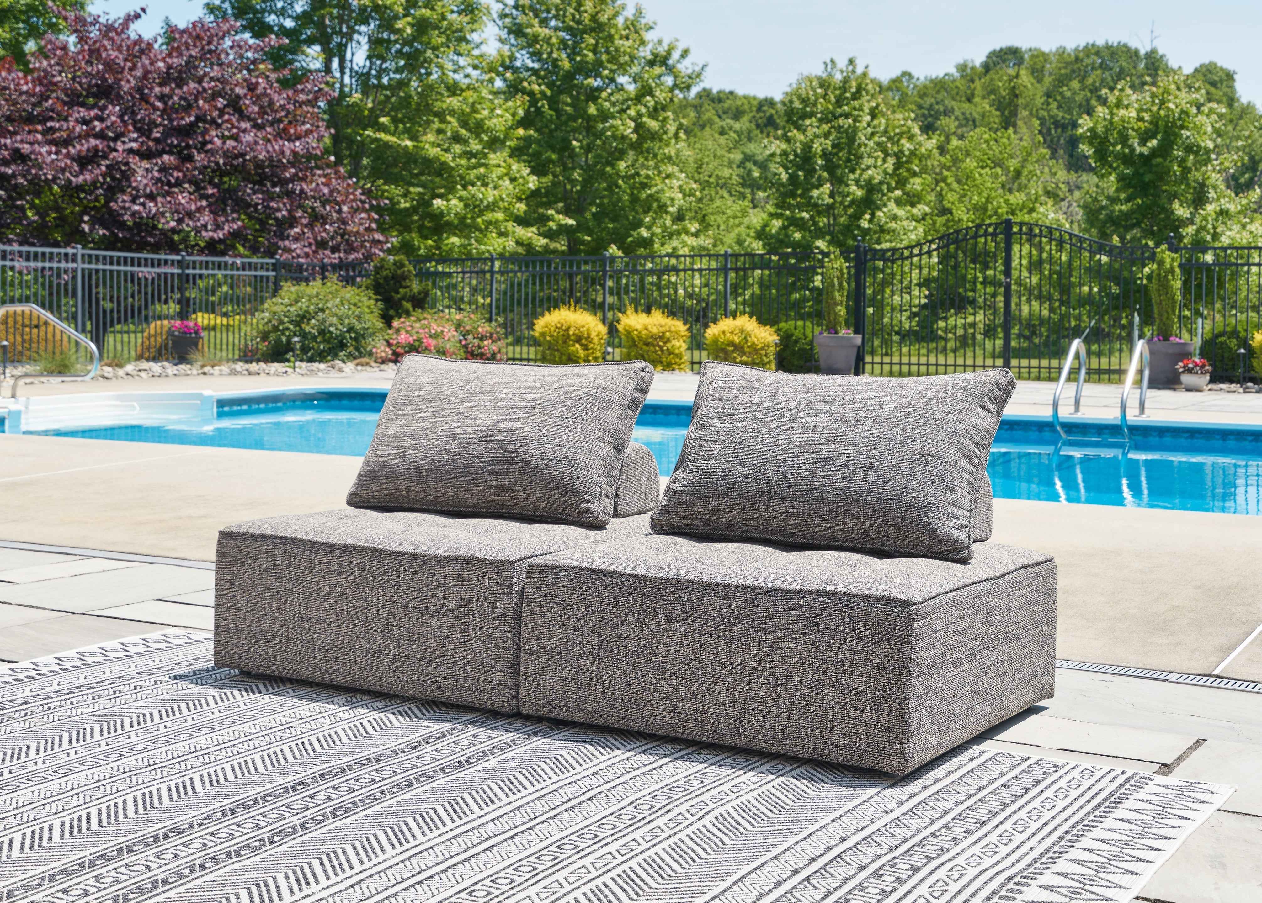 Bree Zee Brown 2-Piece Outdoor Sectional - Image 4