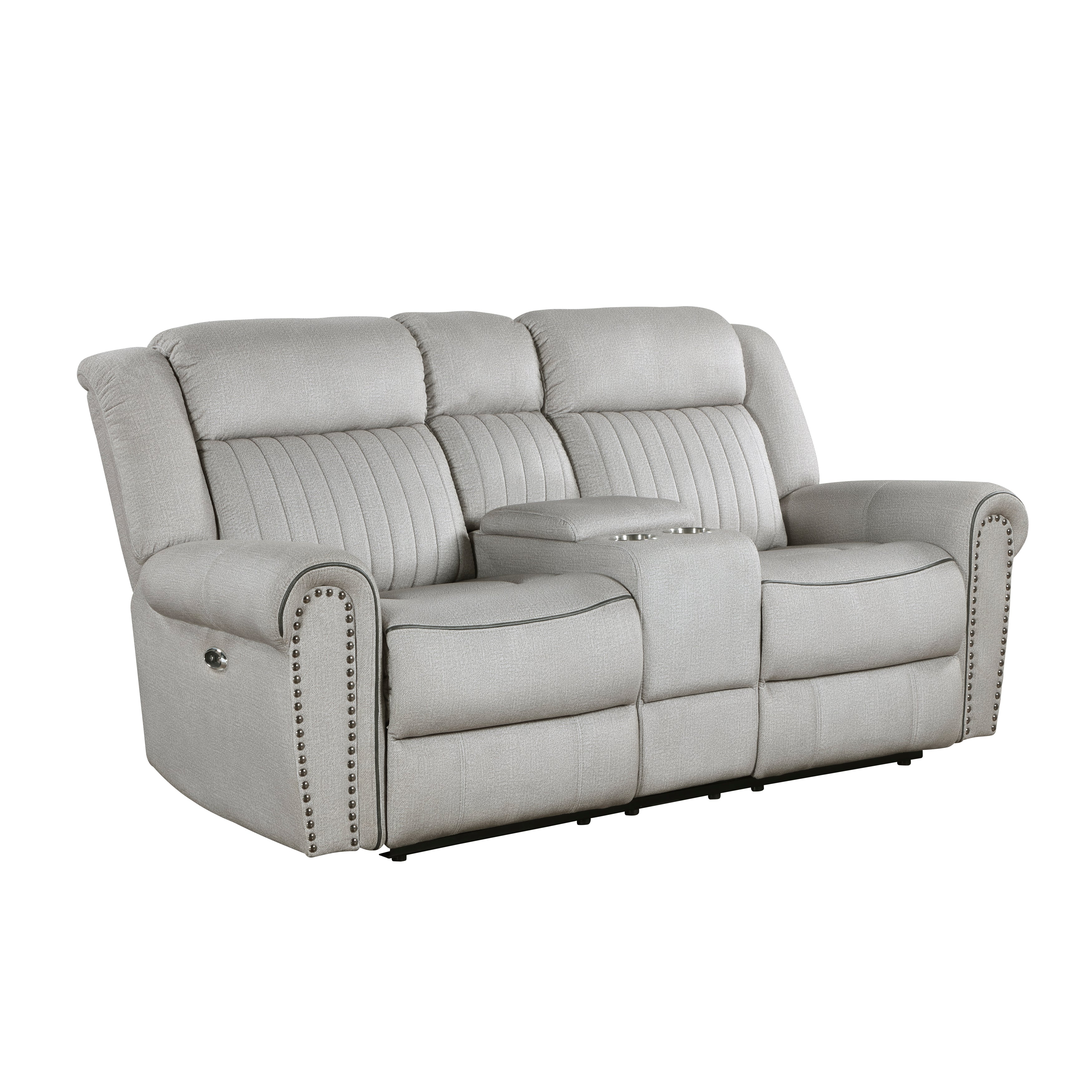 Brennen Mist Double Reclining Living Room Set - Image 8